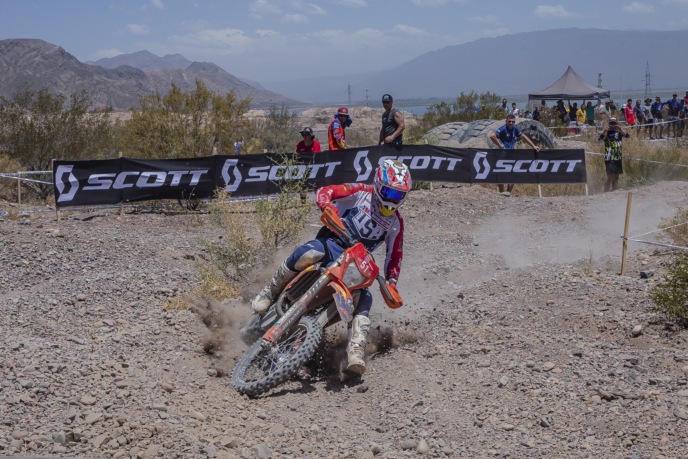 Johnny Girroir making his way through day 5 to help Team USA hold the lead.