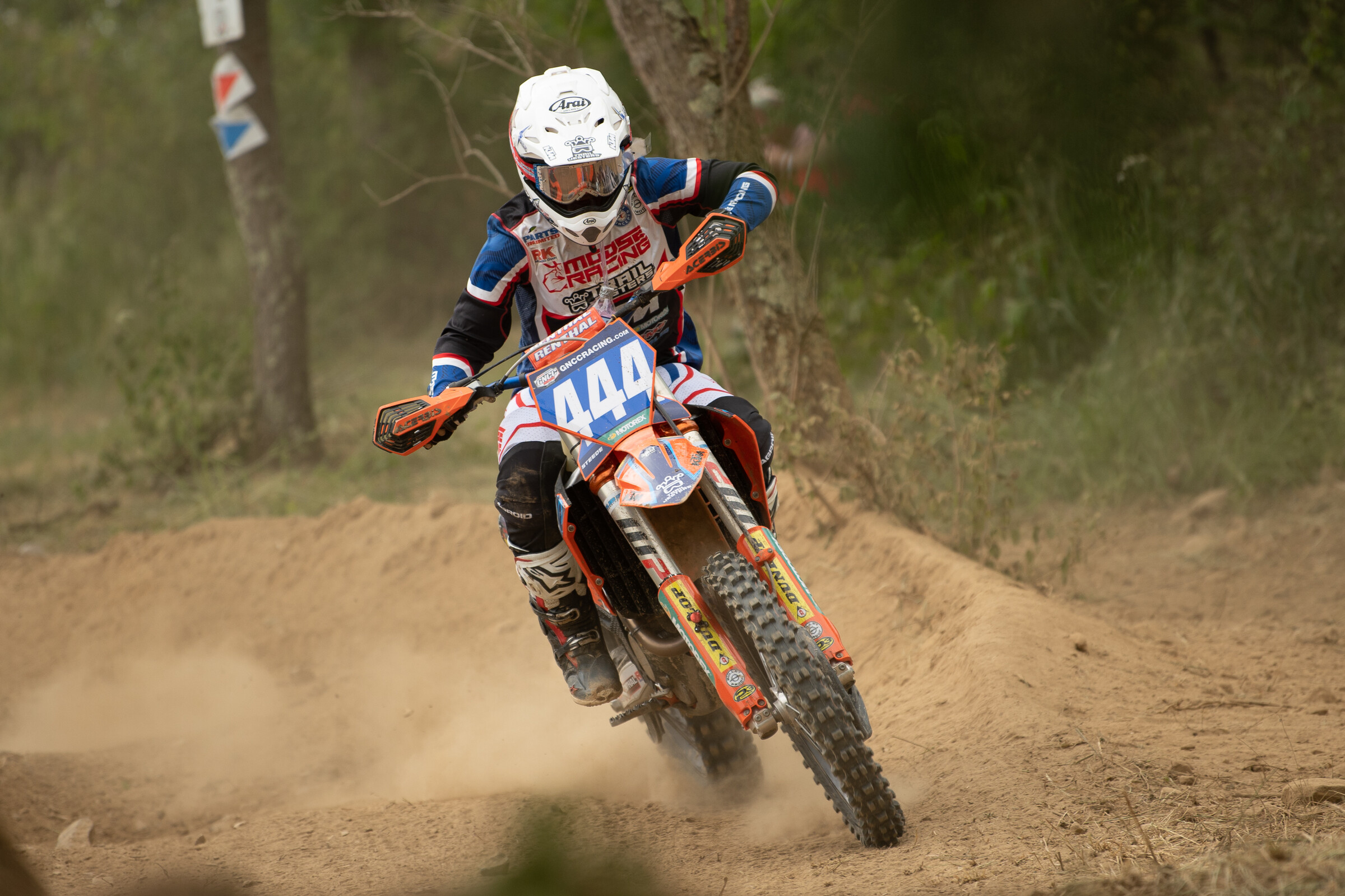Steede on her way to her third win in 2023 at the Mason-Dixon GNCC.