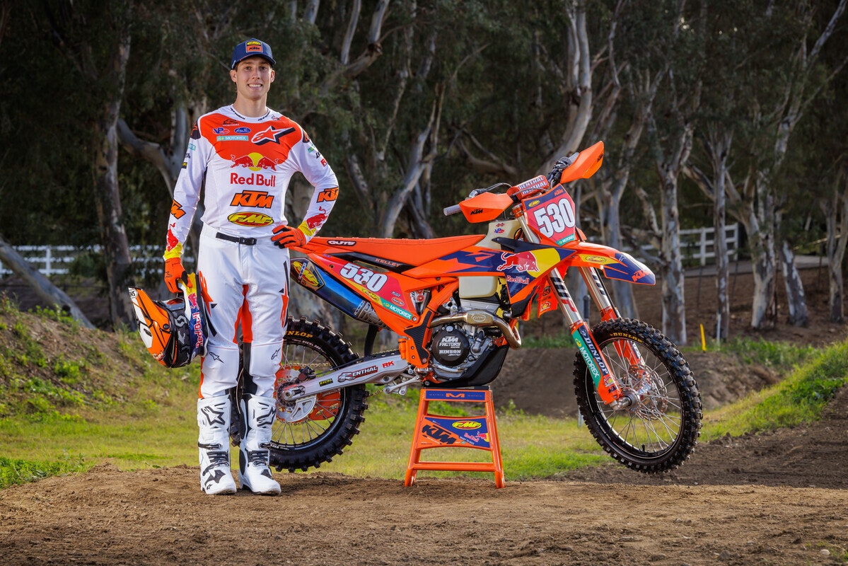 INJURY SIDELINES FMF KTM FACTORY RACING'S BEN KELLEY AHEAD OF 2024 GNCC SERIES