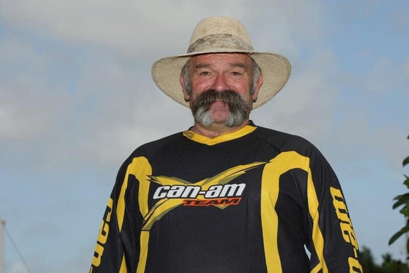 Stop by and shake hands, grab a poster and sticker, and talk some racing with Mike himself.