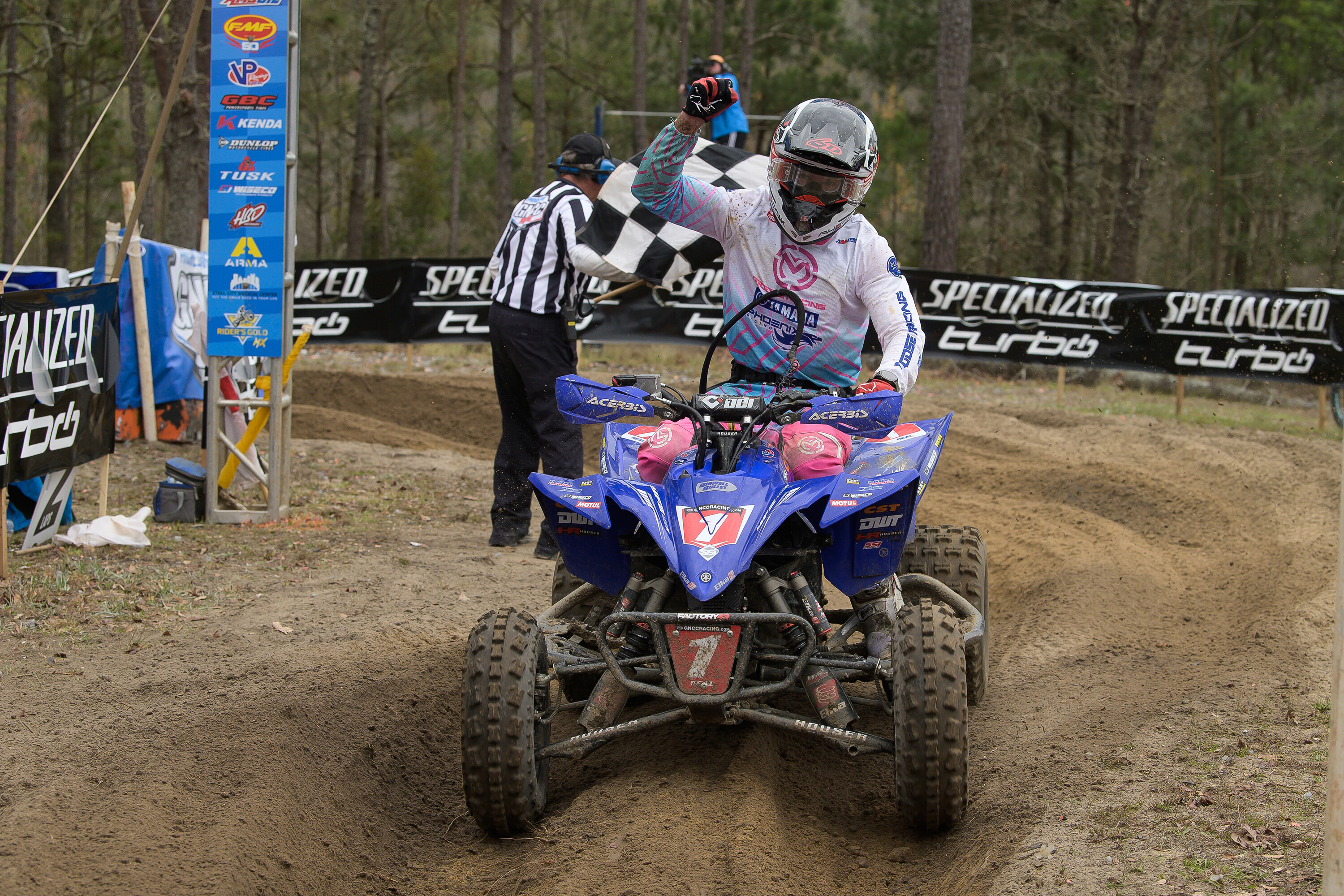 Brycen Neal (Phoenix Racing Yamaha) clinched his fourth-straight win of the season.