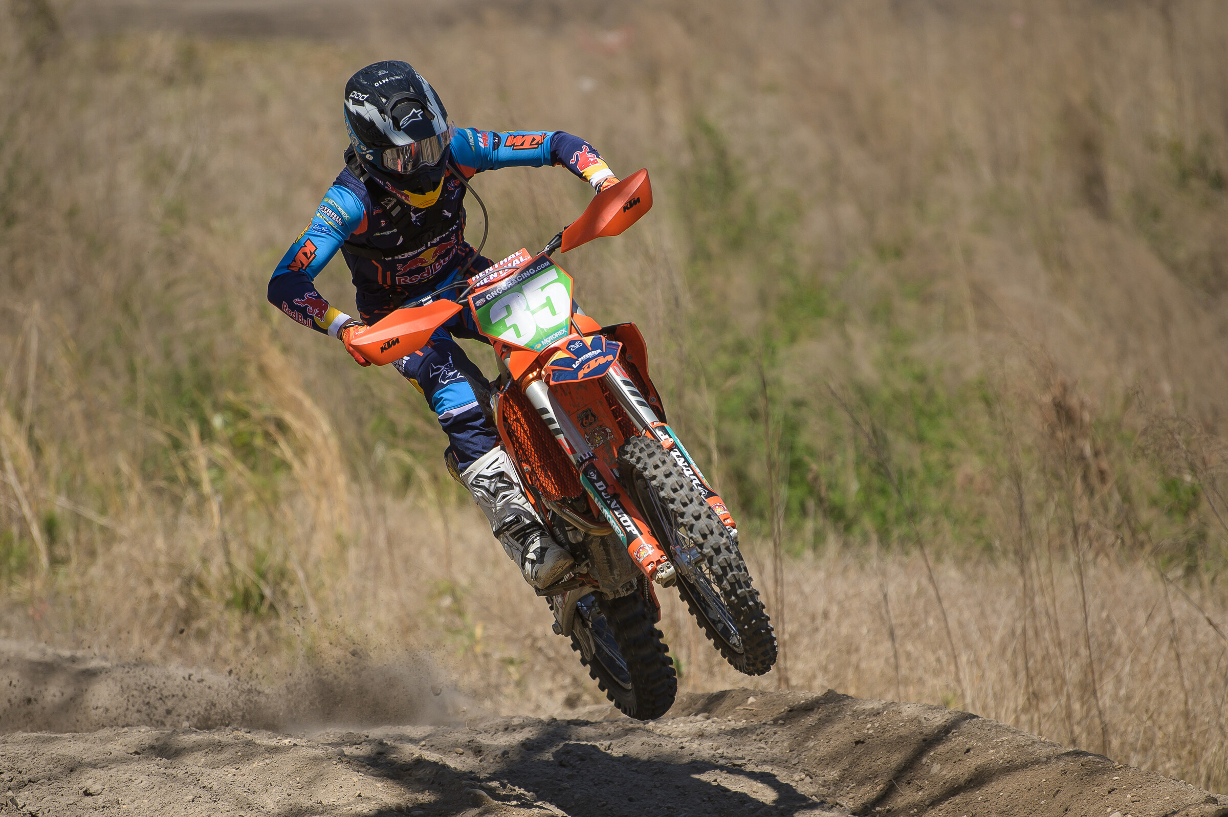 Angus Riordan (FMF KTM Factory Racing Landers) grabbed the Steel City Medical Center holeshot, and the XC2 250 Pro class win.
