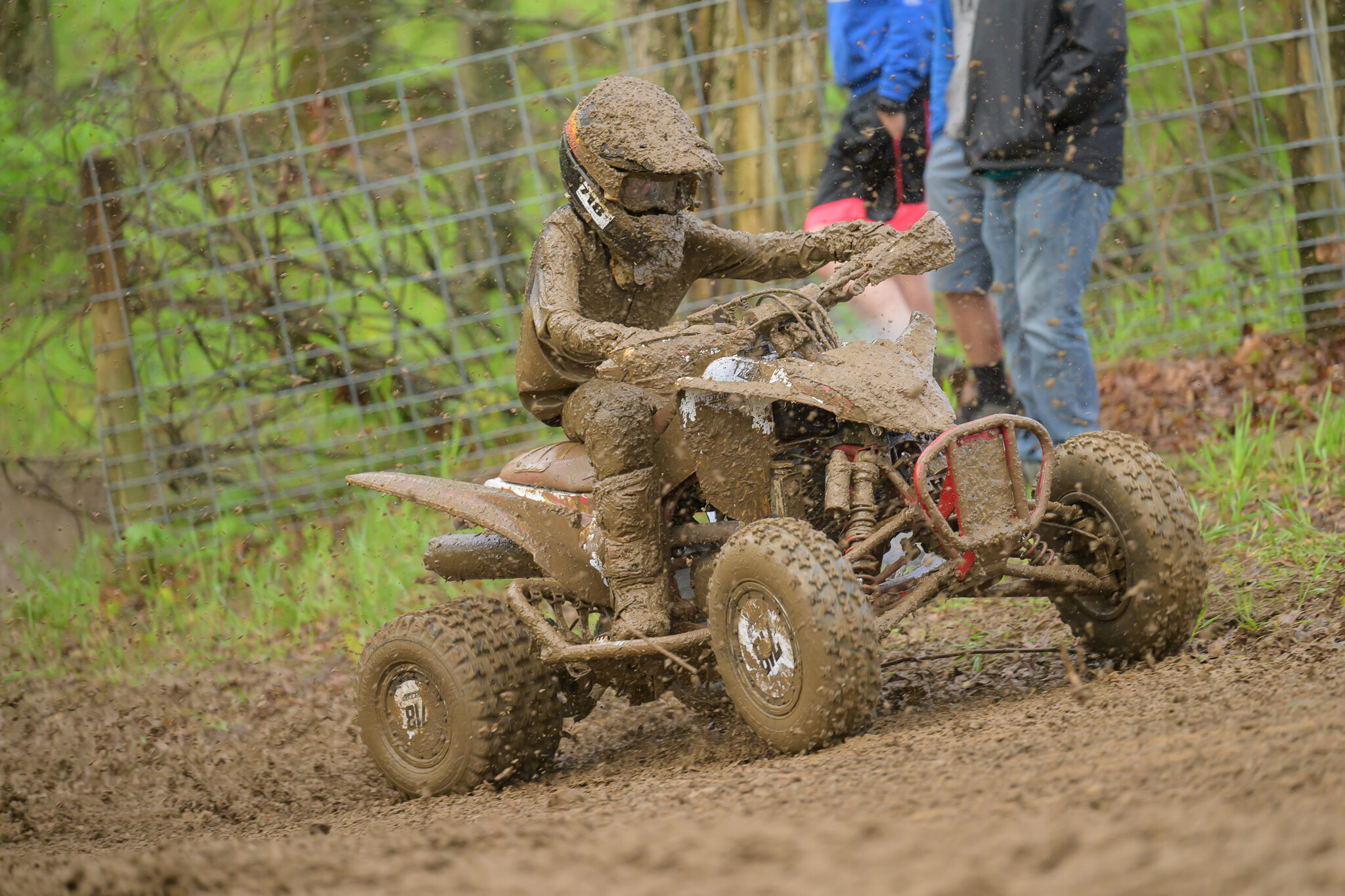 Landon Glauda earned the Youth Overall win from the second row in the YXC2 class.