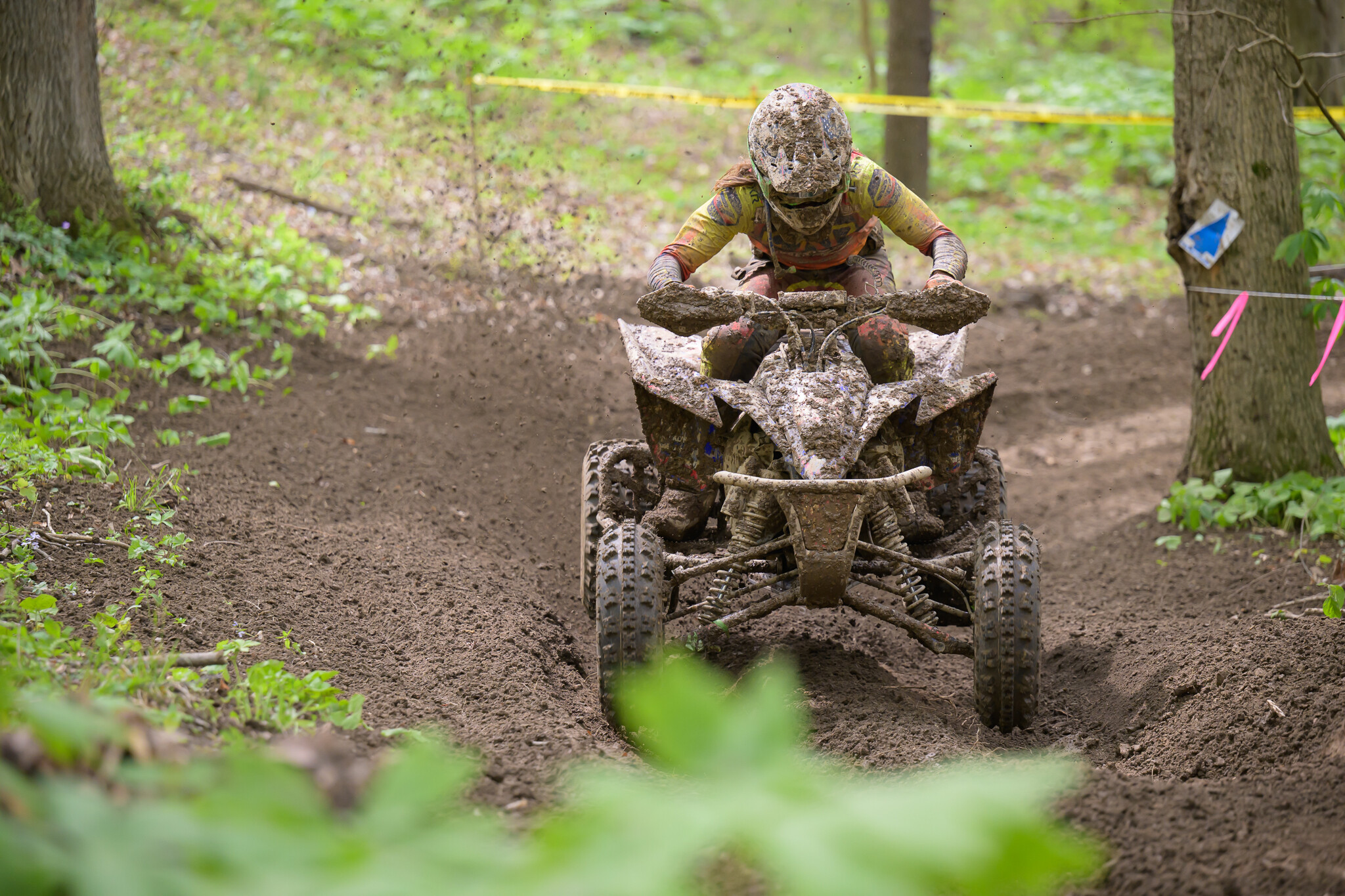 Wyatt Wilkin battled back for a podium finish at the AMSOIL Hoosier.