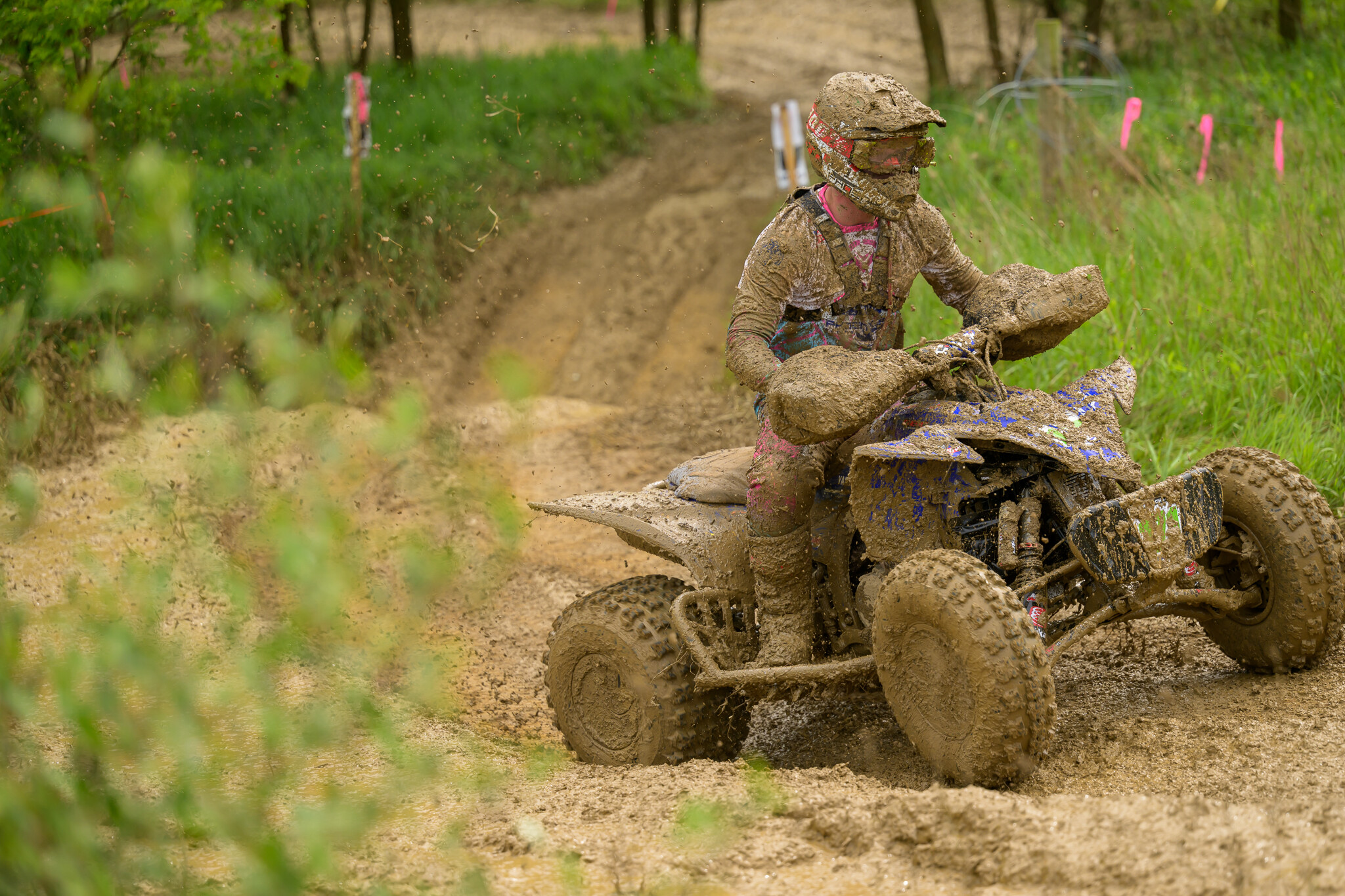 Grayson Eller earned the XC2 Pro-Am class win at Powerline Park.