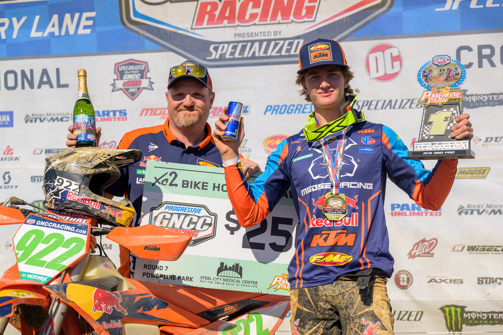 GRANT DAVIS PODIUM - FMF KTM FACTORY RACING TEAM LANDERS - POWERLINE PARK GNCC