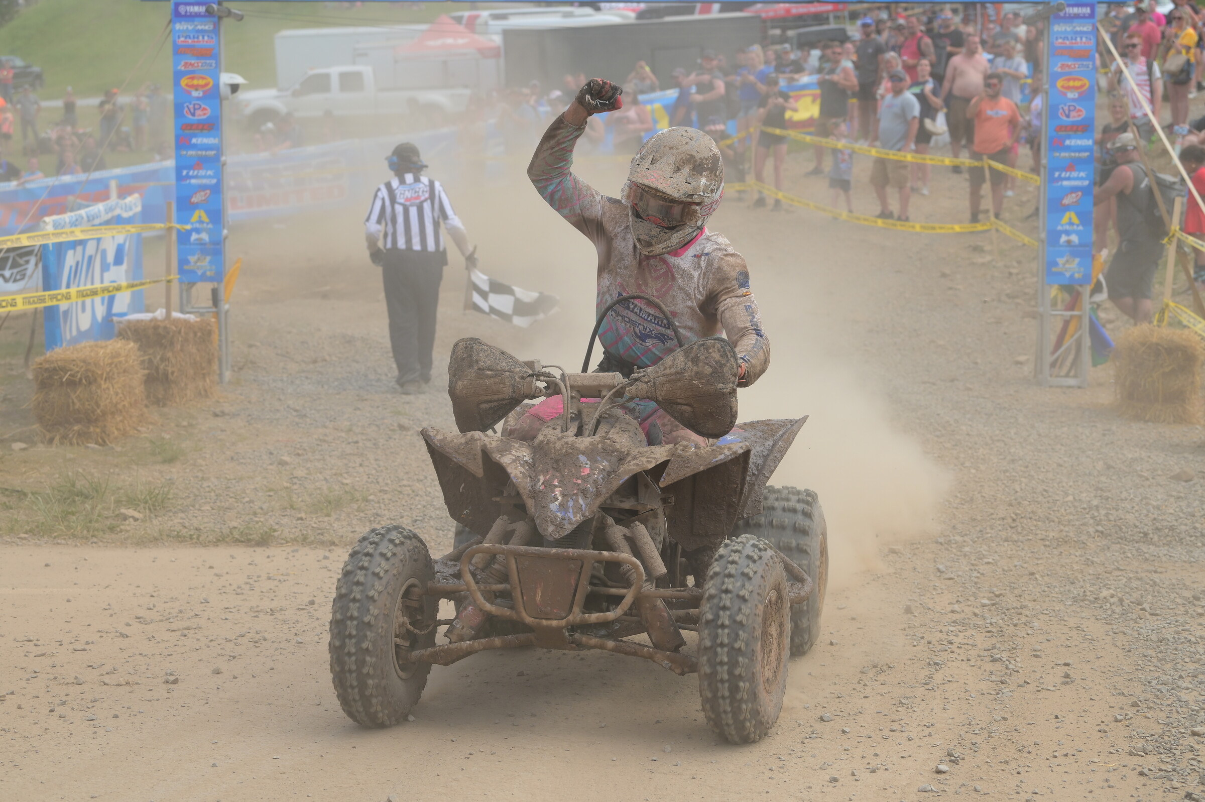 Is this fist pump for the win, or just because it was finally dry at Snowshoe?