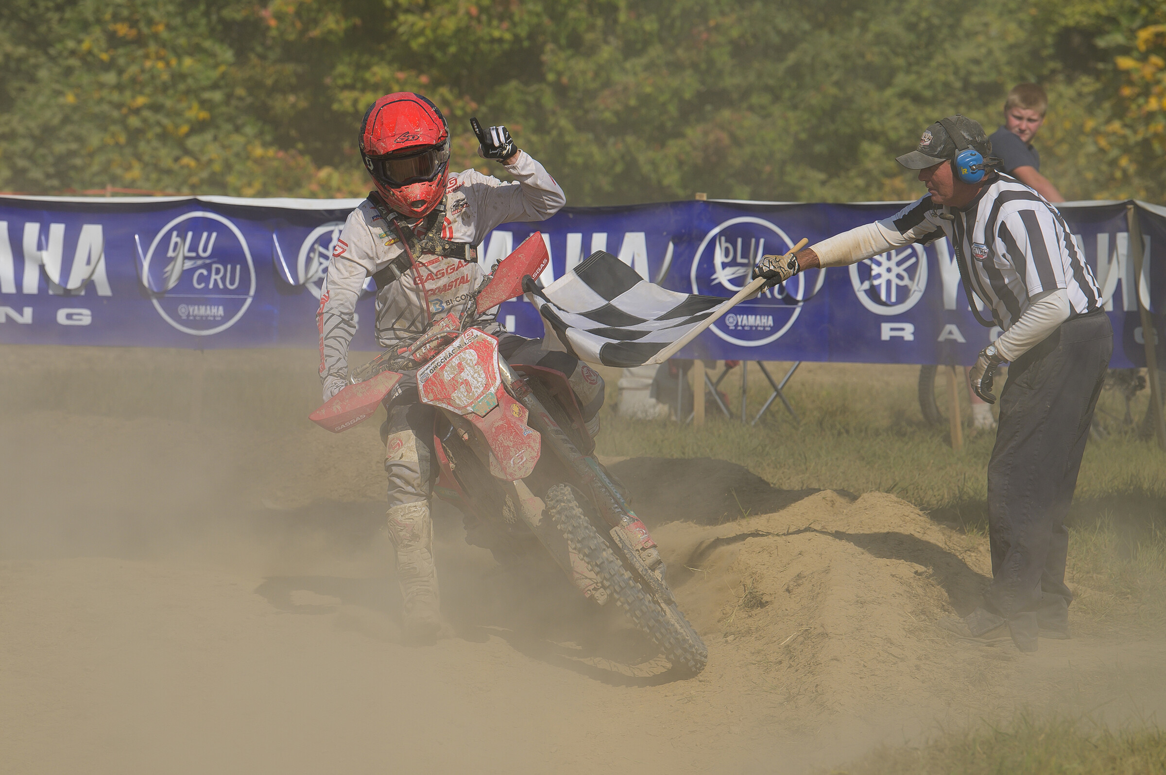 Jordan Ashburn (Coastal GASGAS Factory Racing) grabbed the Steel City Medical Center XC1 holeshot, made an early pass for the lead and held that position all the way until the checkered flag flew at round 11.