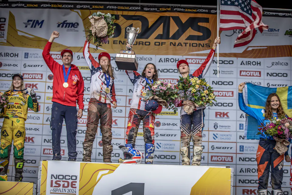 United States Women’s World Trophy Team Defends Crown At 2024 FIM ISDE