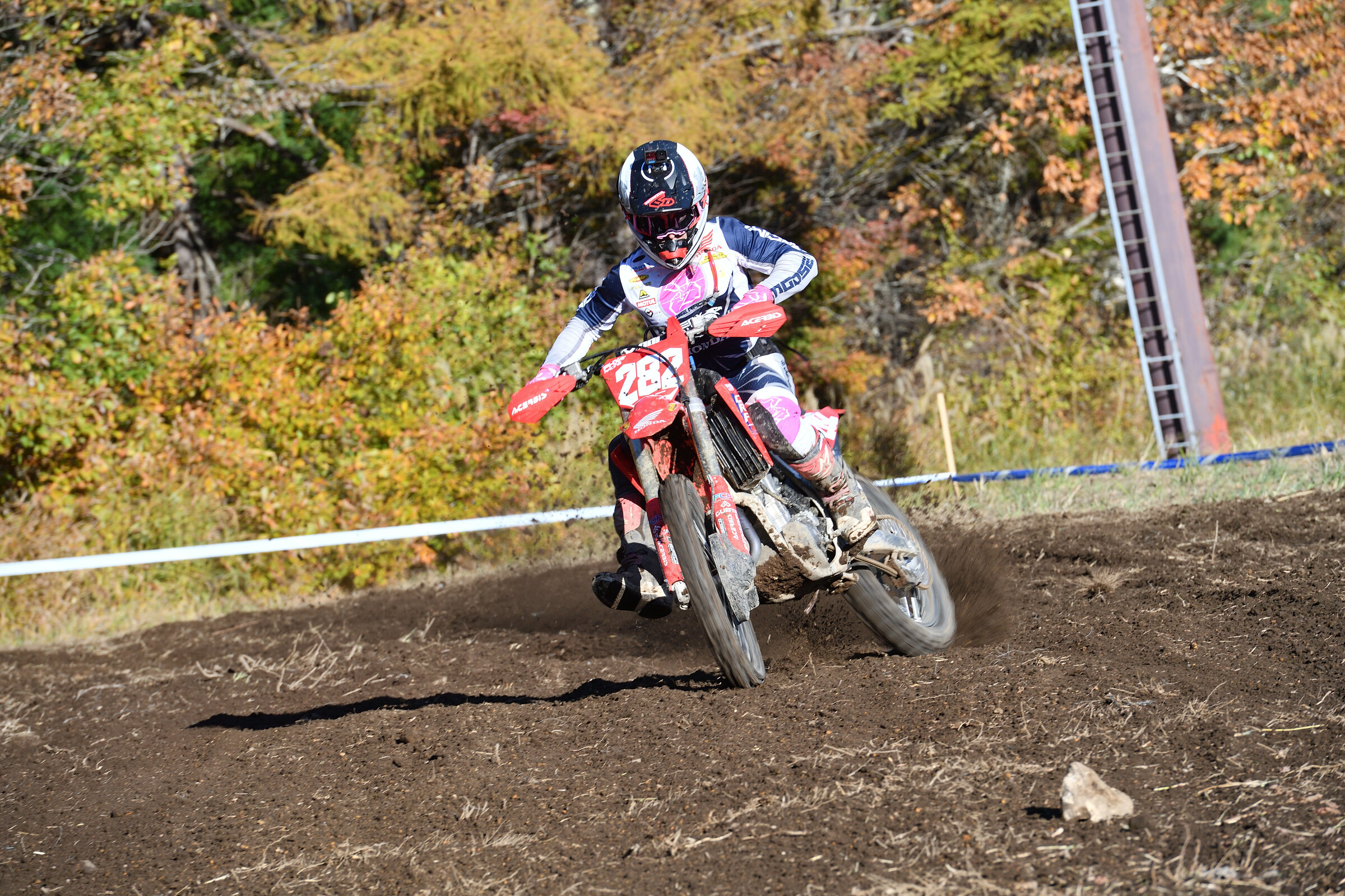 Witkowski led a big portion of the race.