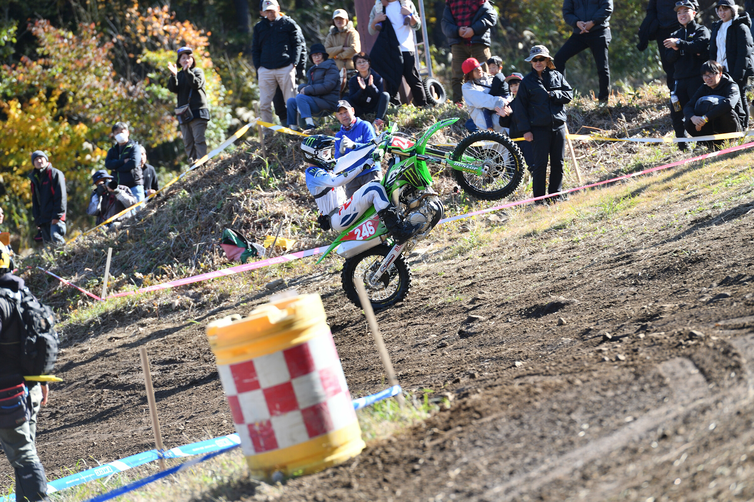 DeFeo shows some skill during opening ceremonies.