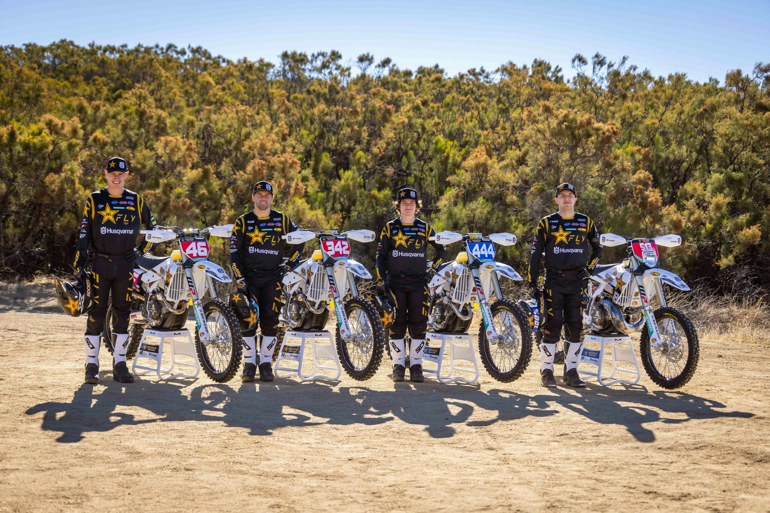 Rockstar Energy Husqvarna Factory Racing Targets Off-Road Success Entering 2025