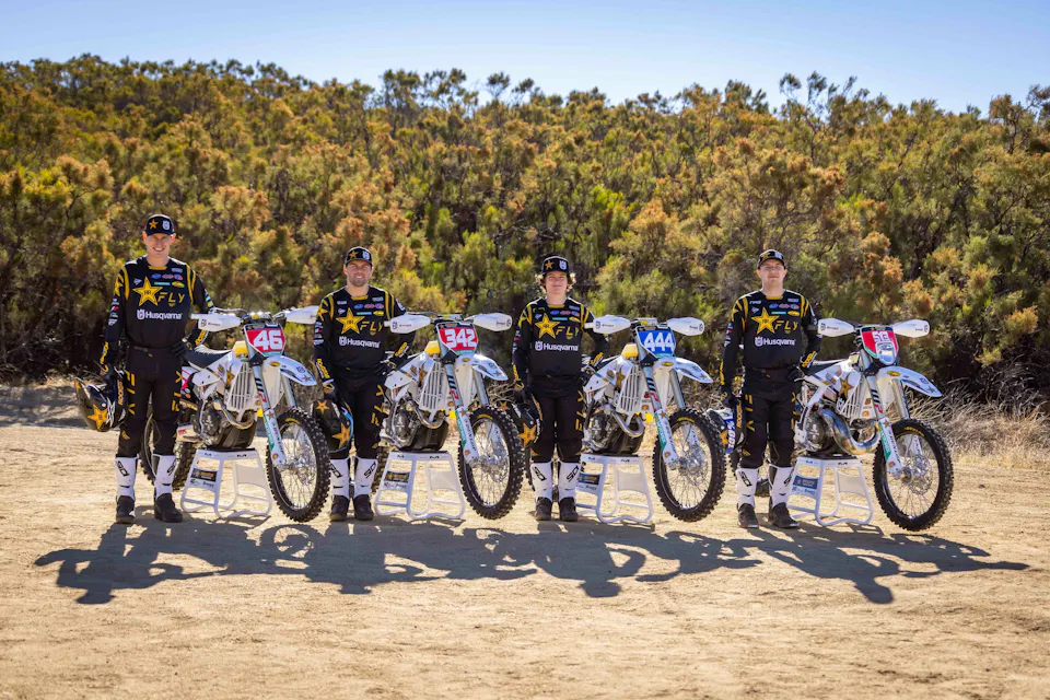 Rockstar Energy Husqvarna Factory Racing Targets Off-Road Success Entering 2025