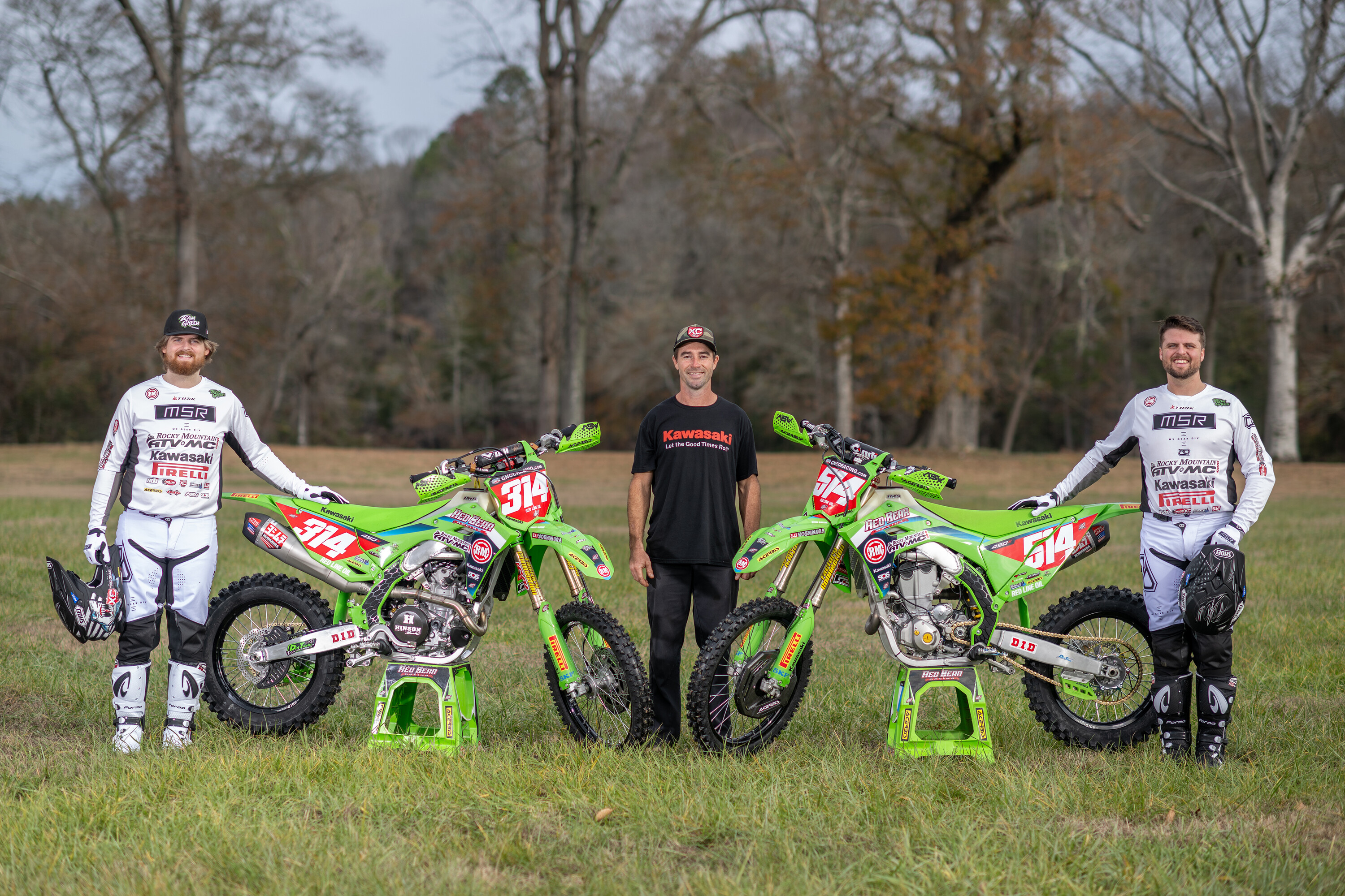 Rocky Mountain Red Bear Kawasaki Team Green™ Unveils 2025 Off-Road Racing Roster