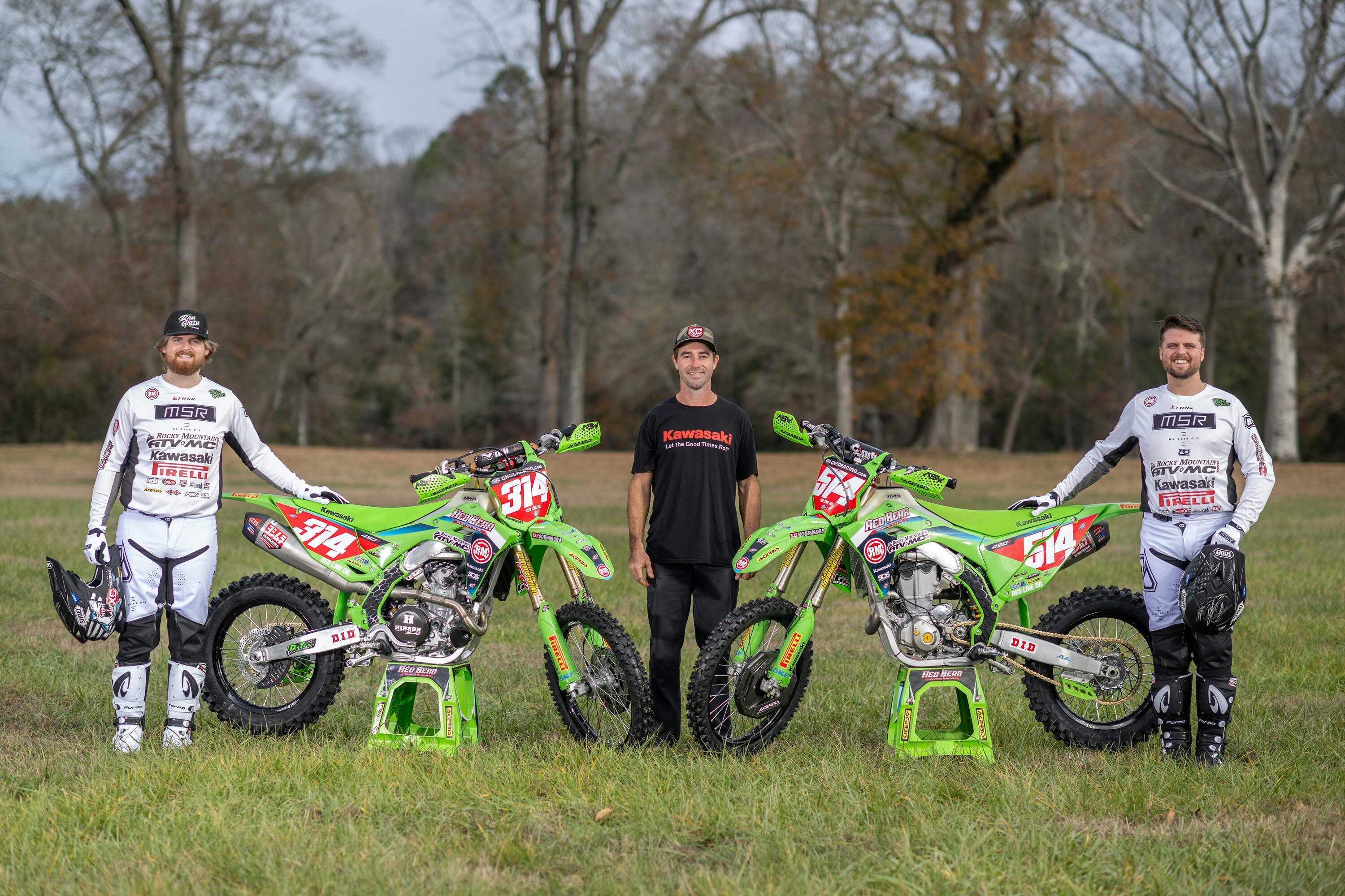Rocky Mountain Red Bear Kawasaki Team Green™ Unveils 2025 Off-Road Racing Roster