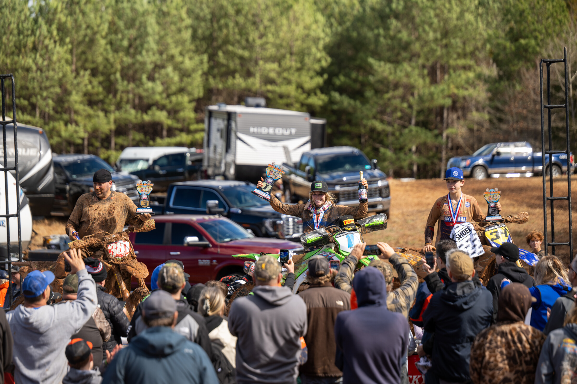The Morning overall win would go to WXC winner, Rachael Archer, while Colton McQuarrie (right) finished second overall from the 150 B Schoolboy class and Gary Fridley finished third overall from the Super Senior A (45+) class.