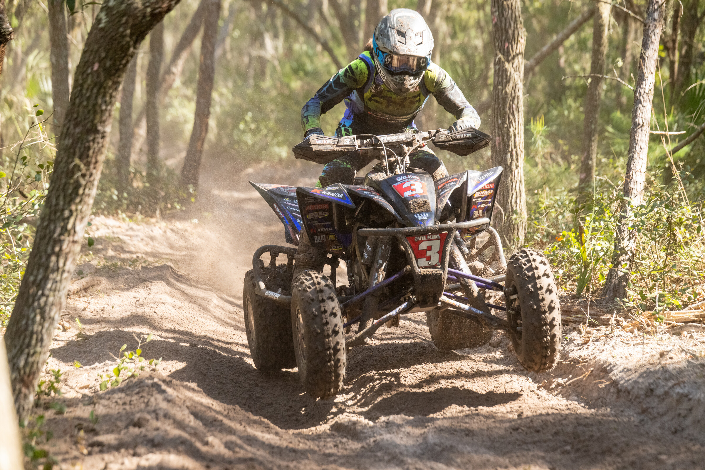 Wyatt Wilkin (Stewart Boys Racing/GBC/Pierce Performance) battled back to earn third overall on the day.