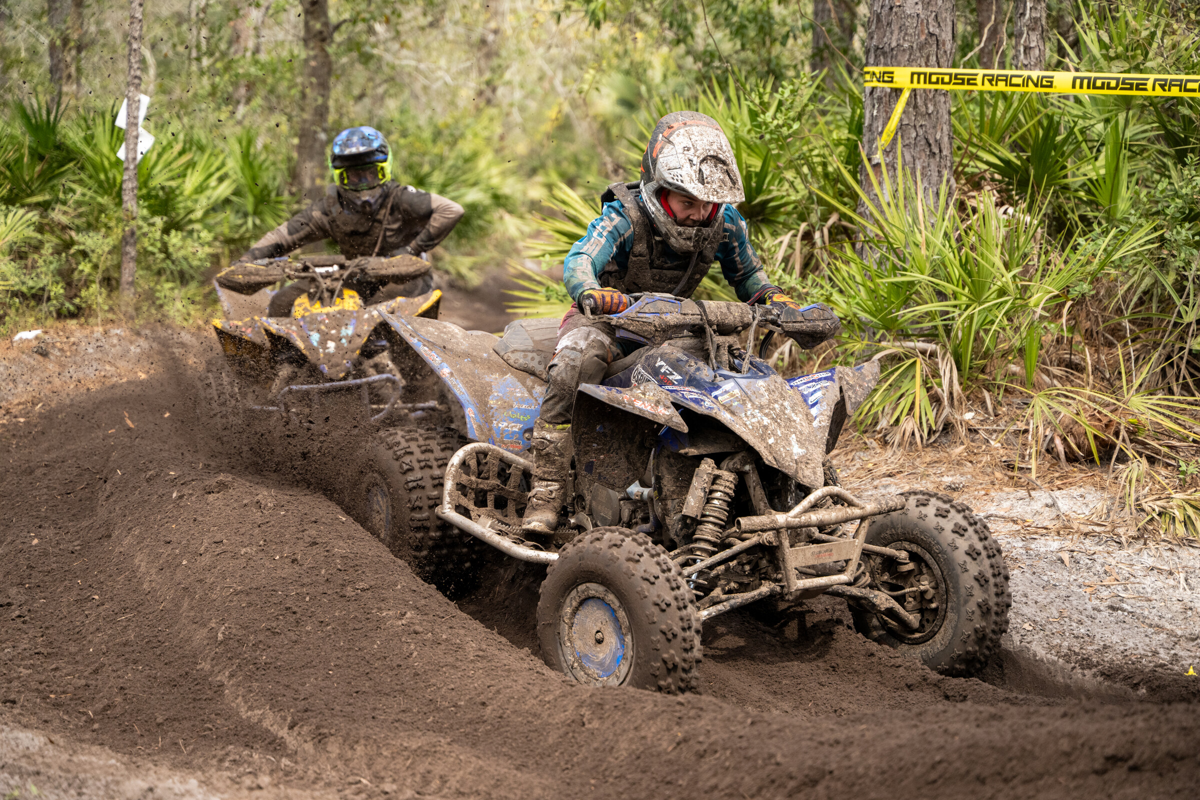 Hannah Hunter and Jessica Elioff battled for the WXC class win in Florida.