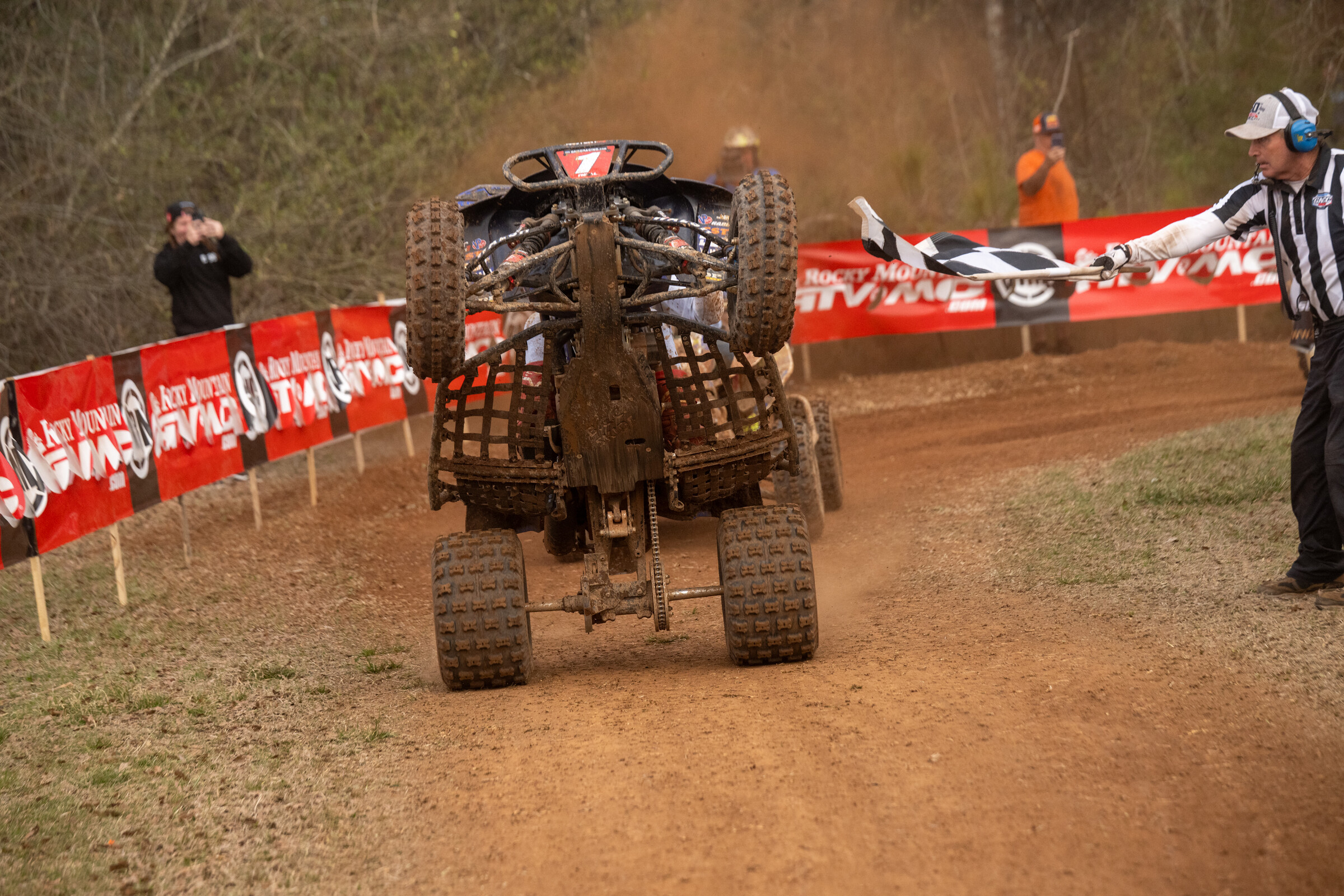 Brycen Neal earned the overall win at Talladega, pushing himself to have over a two minute lead as the checkered flag flew.