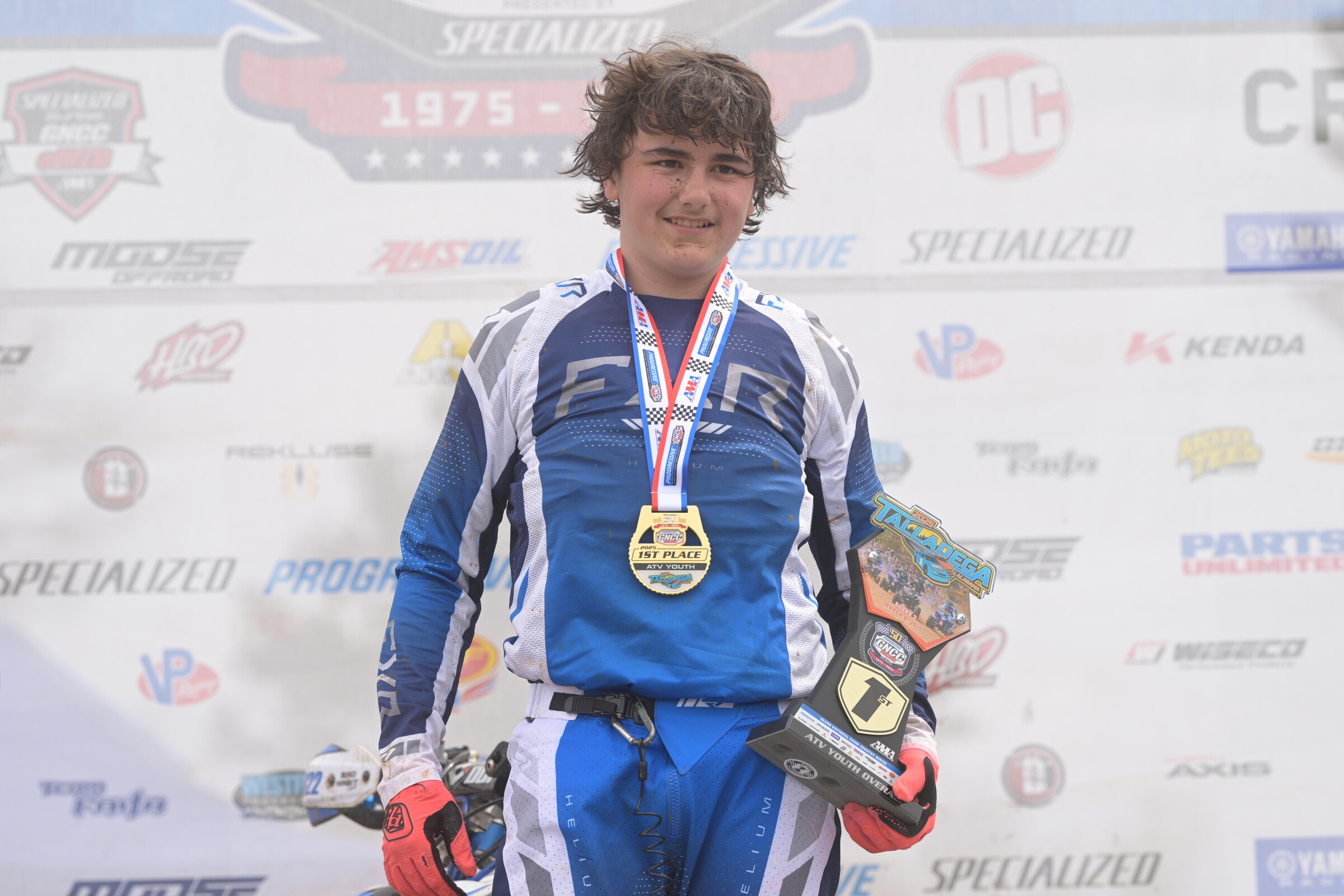 Kole Brandt took home the Youth ATV Overall win.