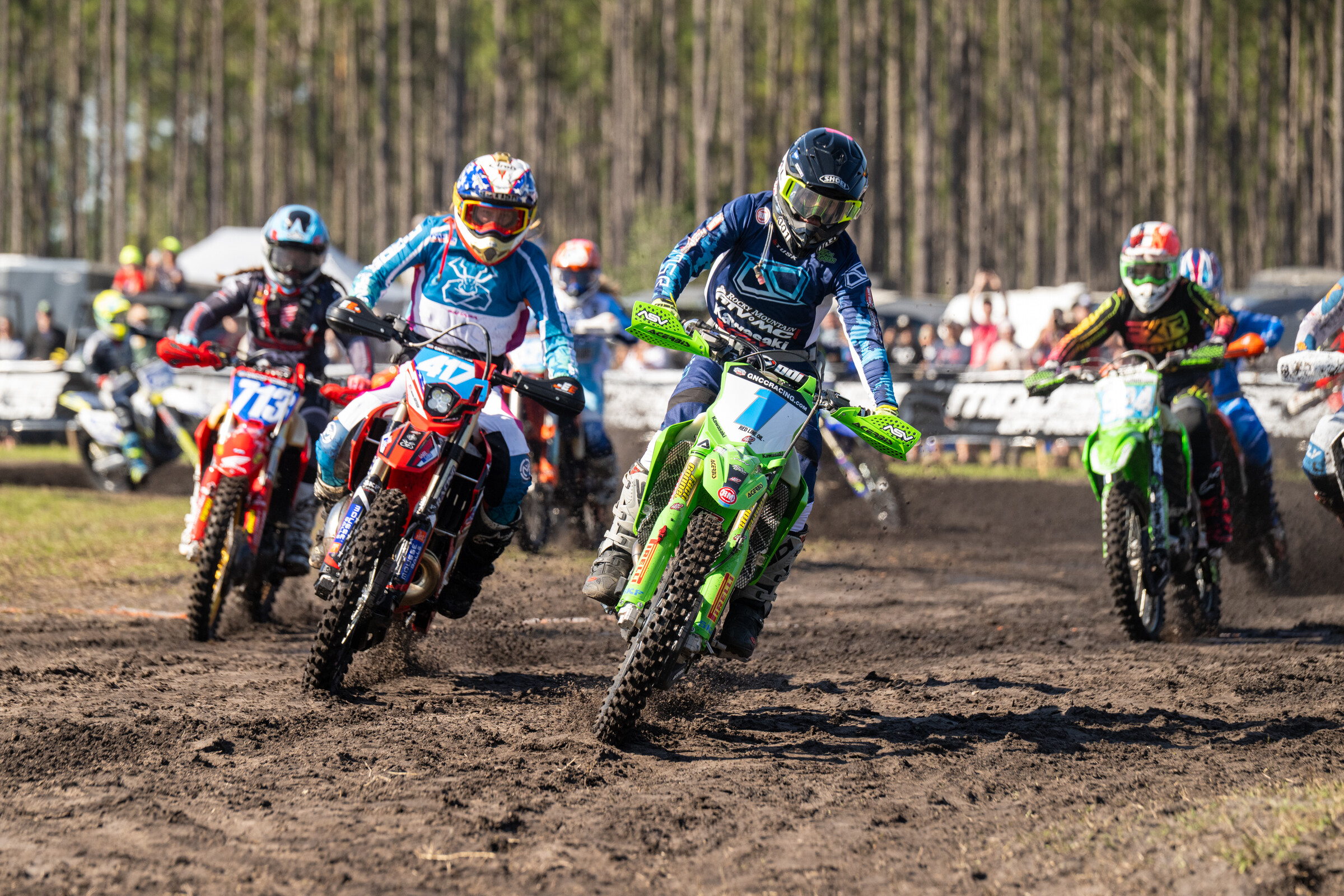 Archer off to a great start as she earned the $100 Landers KTM WXC Holeshot