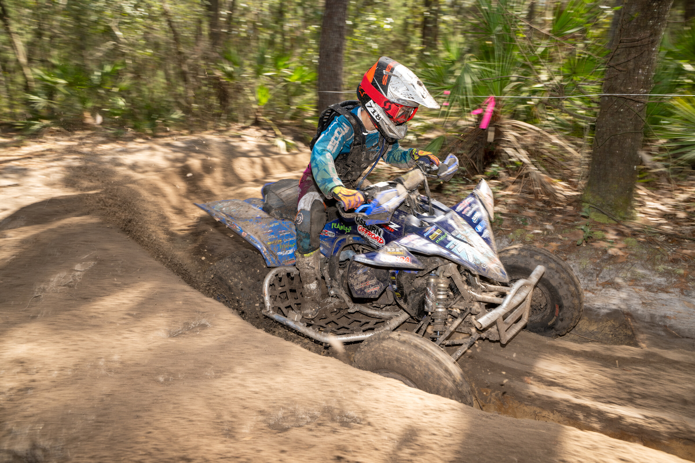 Hannah “Hurricane” Hunter led every lap to take home the win at the Moose Racing Wild Boar GNCC.