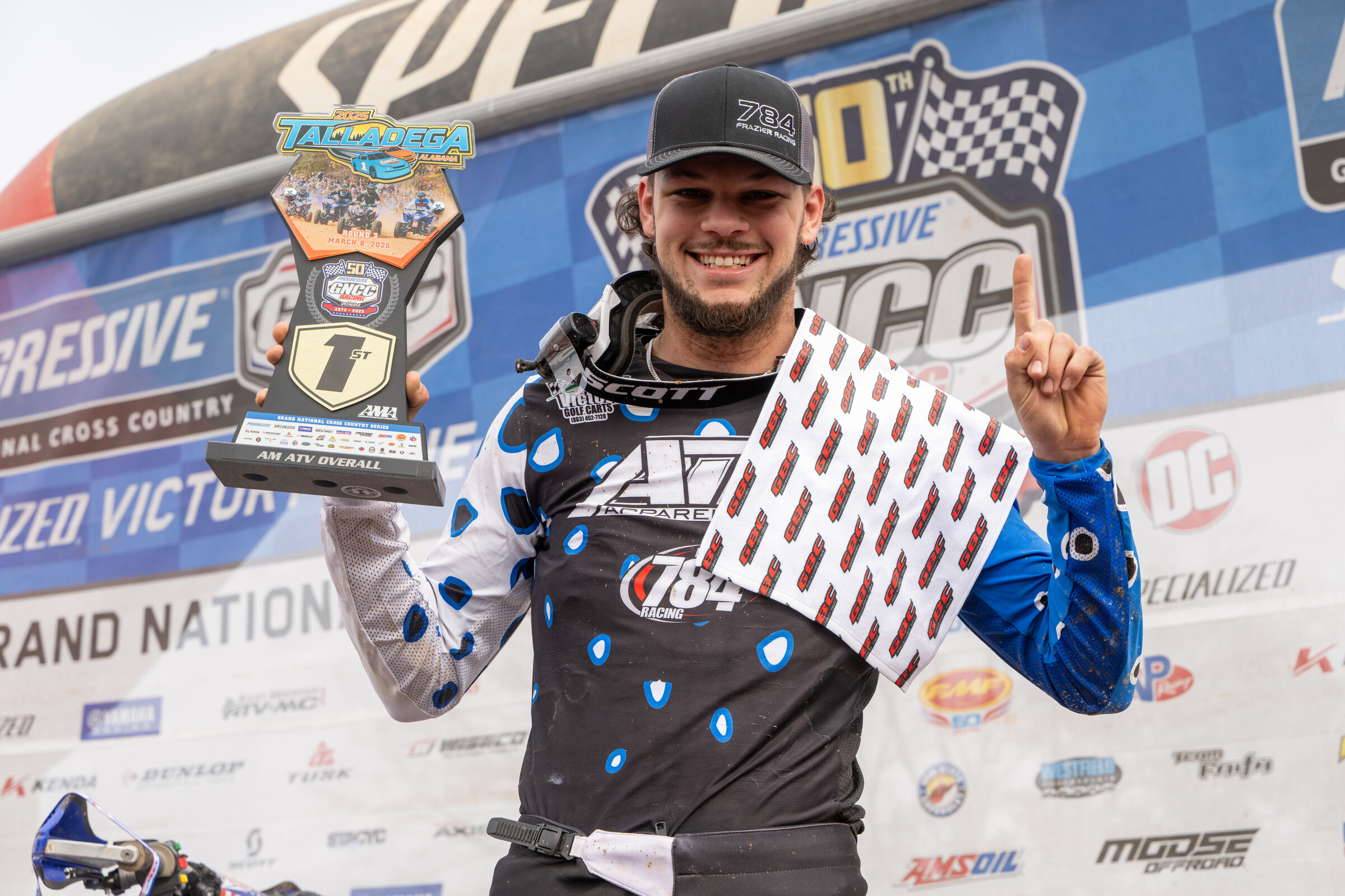 Frazier would earn his first win of 2025 at round three the Talladega GNCC.