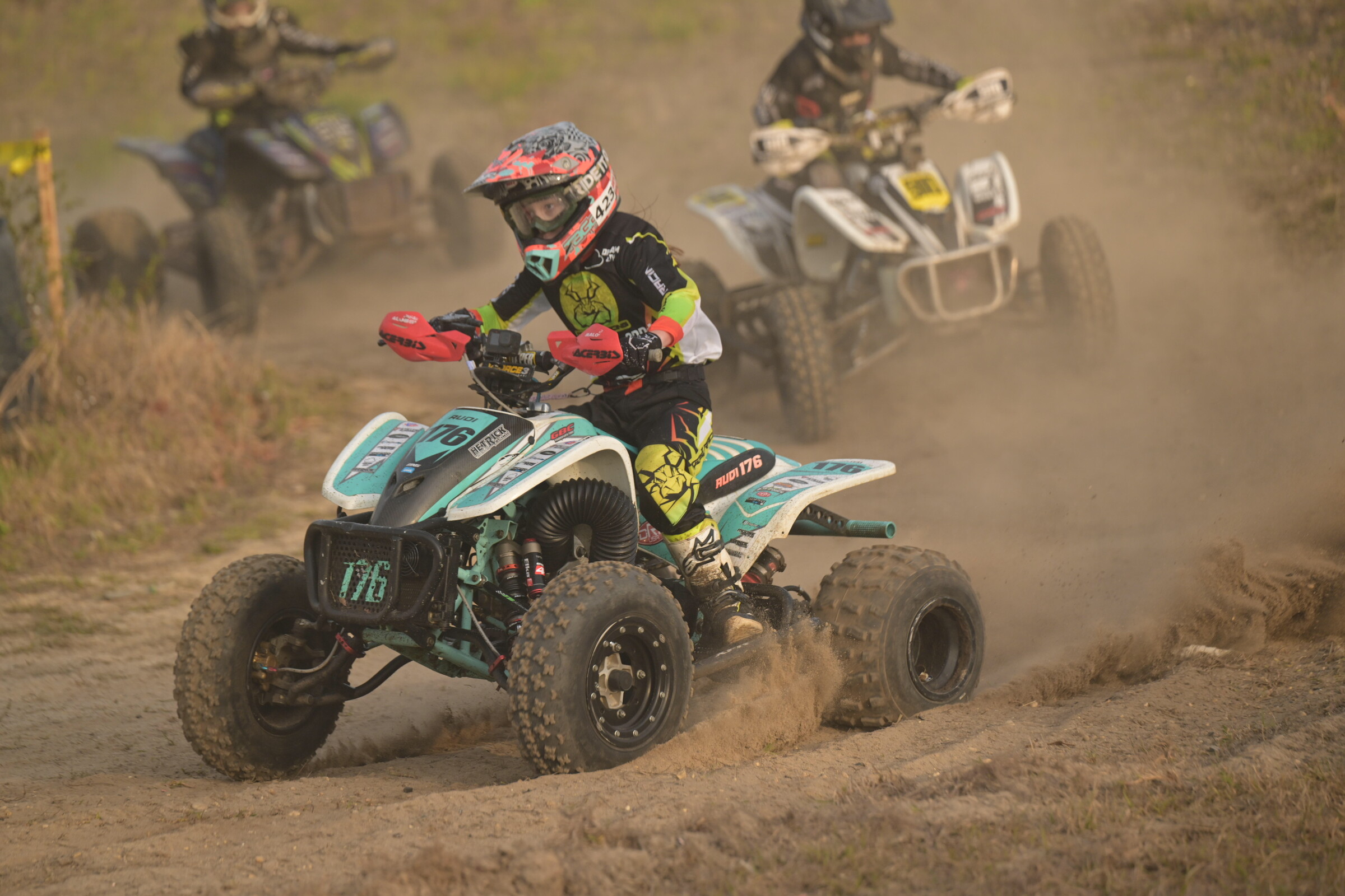 Audrey Petrilla raced her way to earn the Micro ATV overall win in South Carolina.