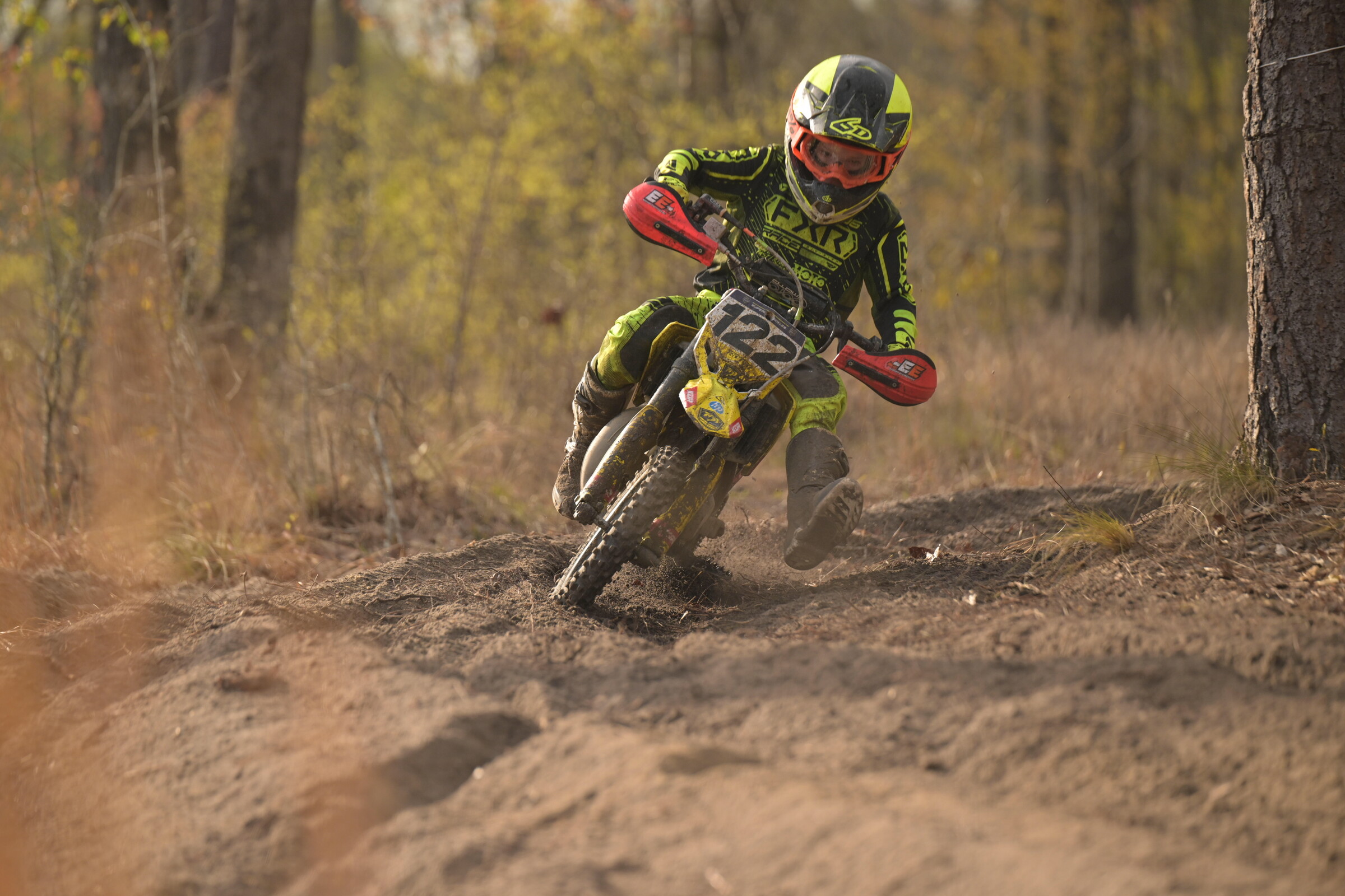 Kane Morrison earned the Micro Bike overall win at the FMF Camp Coker Bullet GNCC.