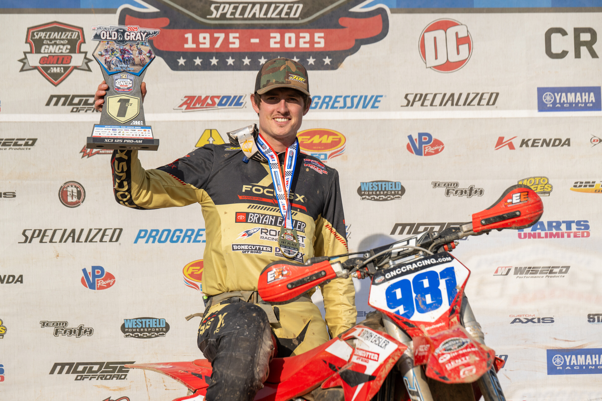 Jonathan Johnson grabbed the XC3 125 Pro-Am class win at The Specialized Old Gray.