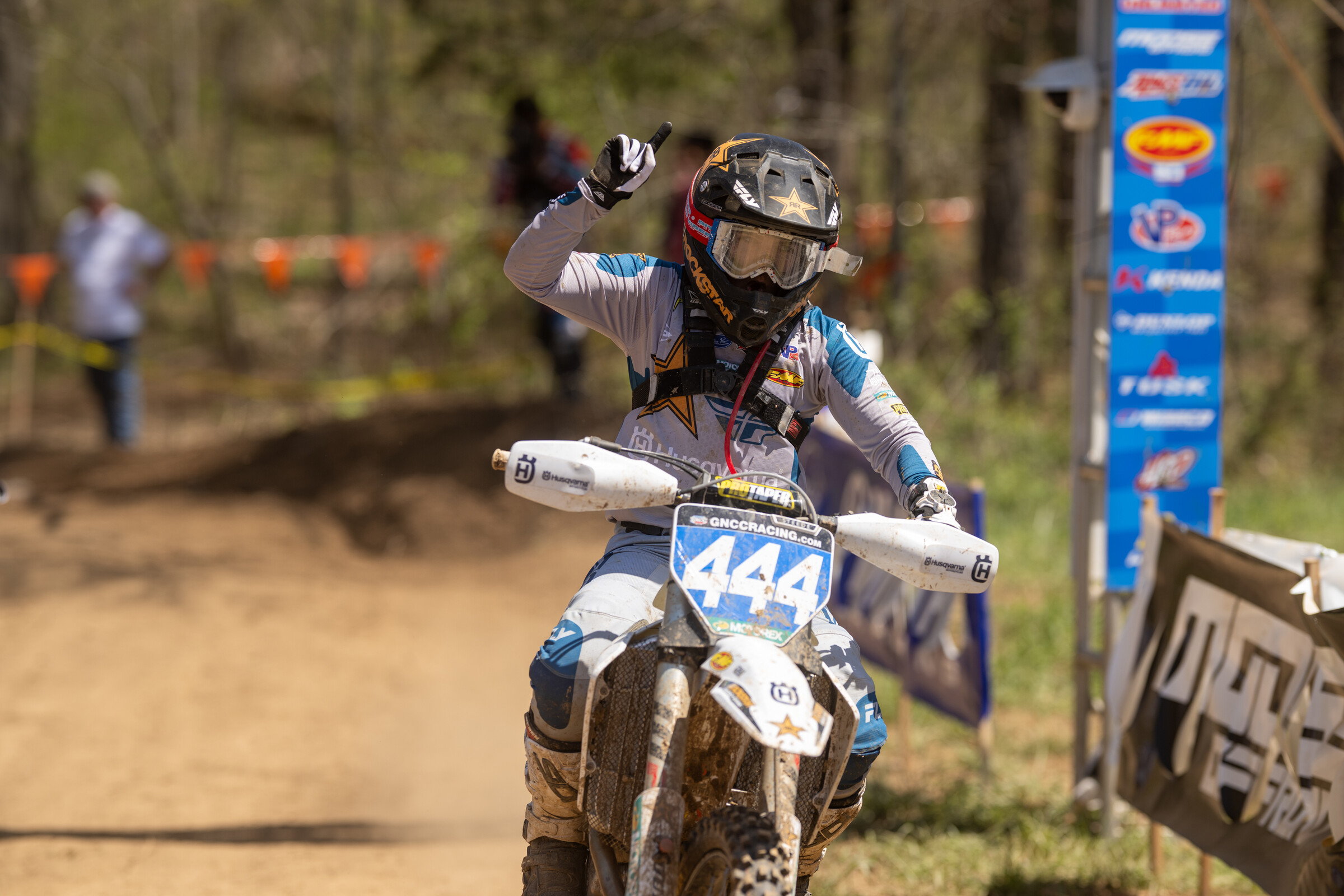 Korie Steede (Rockstar Energy Factory Husqvarna Racing) earned her second win of the season, and overtook the WXC points lead.