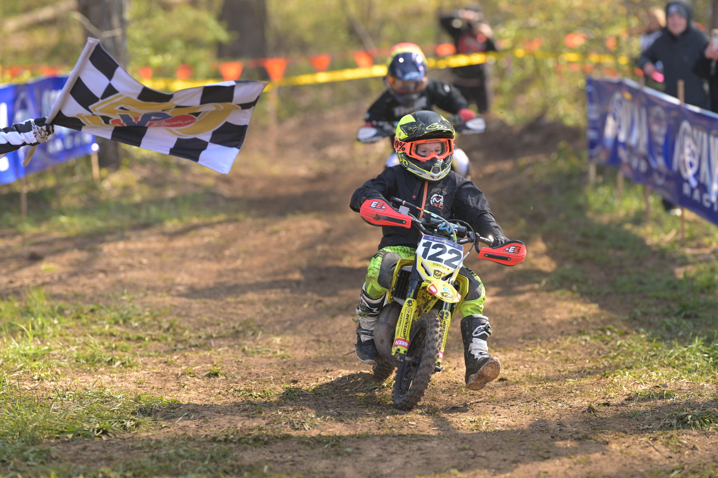 On Saturday, Kane Morrison took the Micro Bike overall win just ahead of Daxton Mullins.