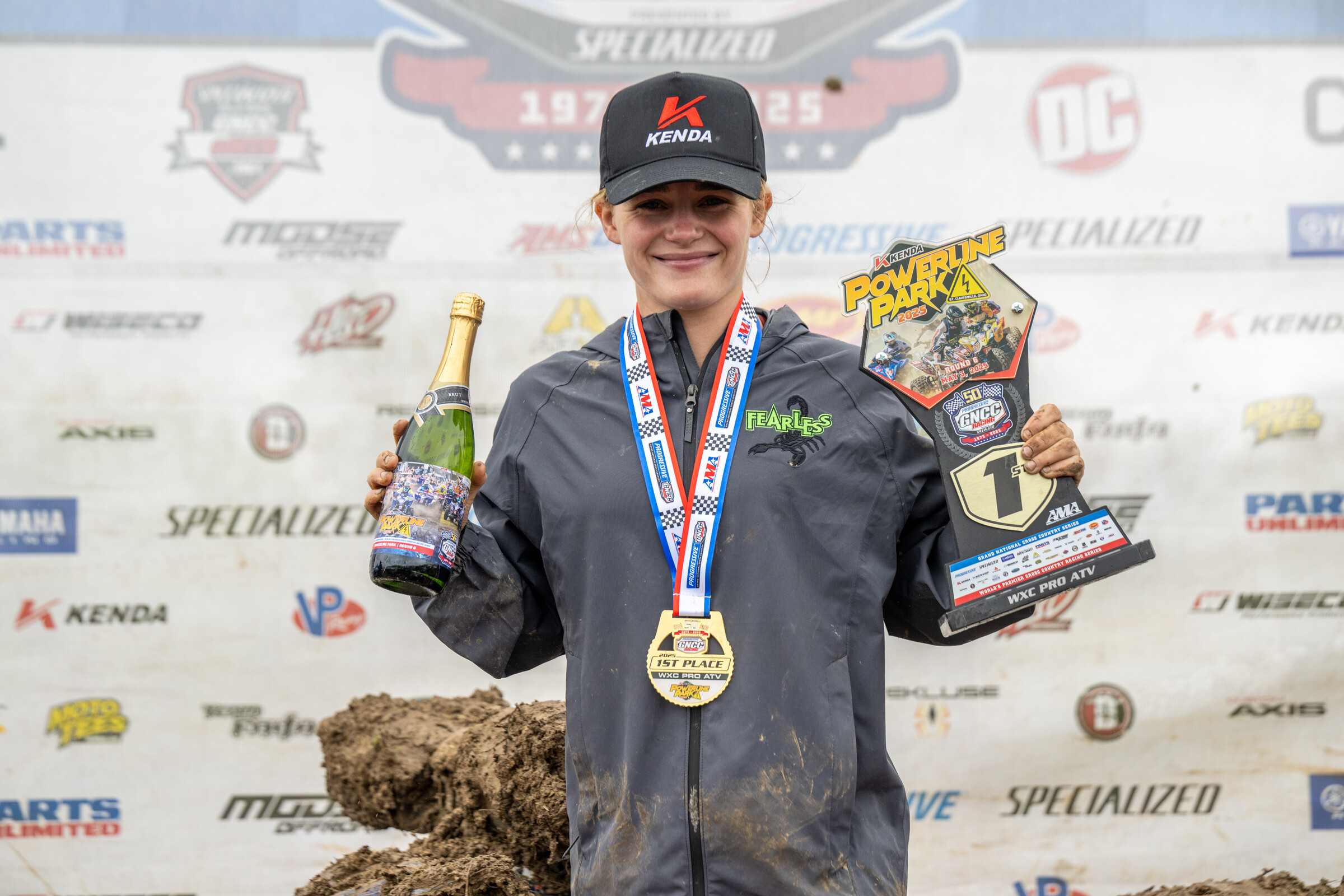 Hannah Hunter (Osburn Off-Road/Fearless/Kenda Tires) grabbed her second win of the year.