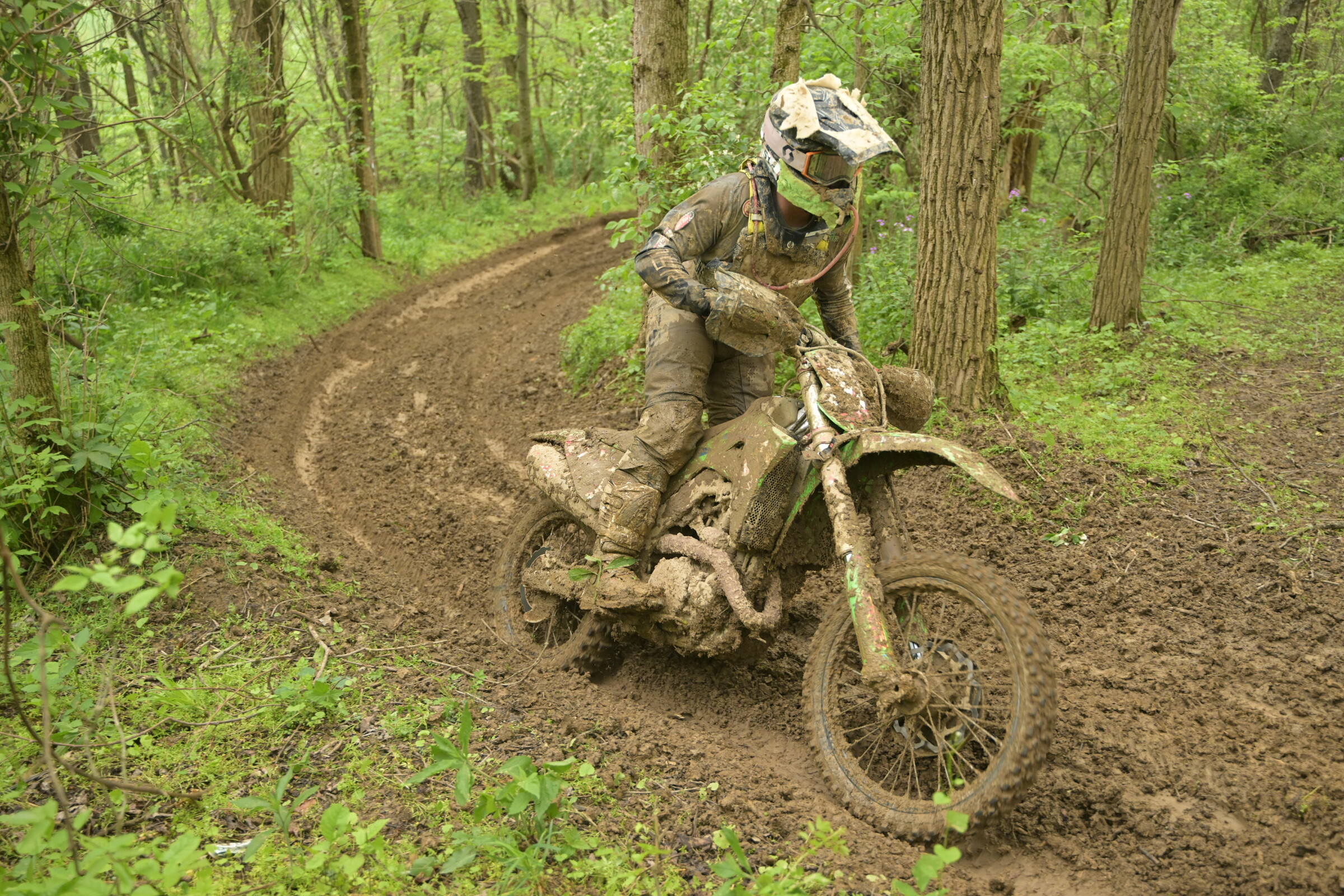 Steward Baylor (Rocky Mountain Red Bear Kawasaki Team Green) grabbed the holeshot and the earned the overall win at round six.