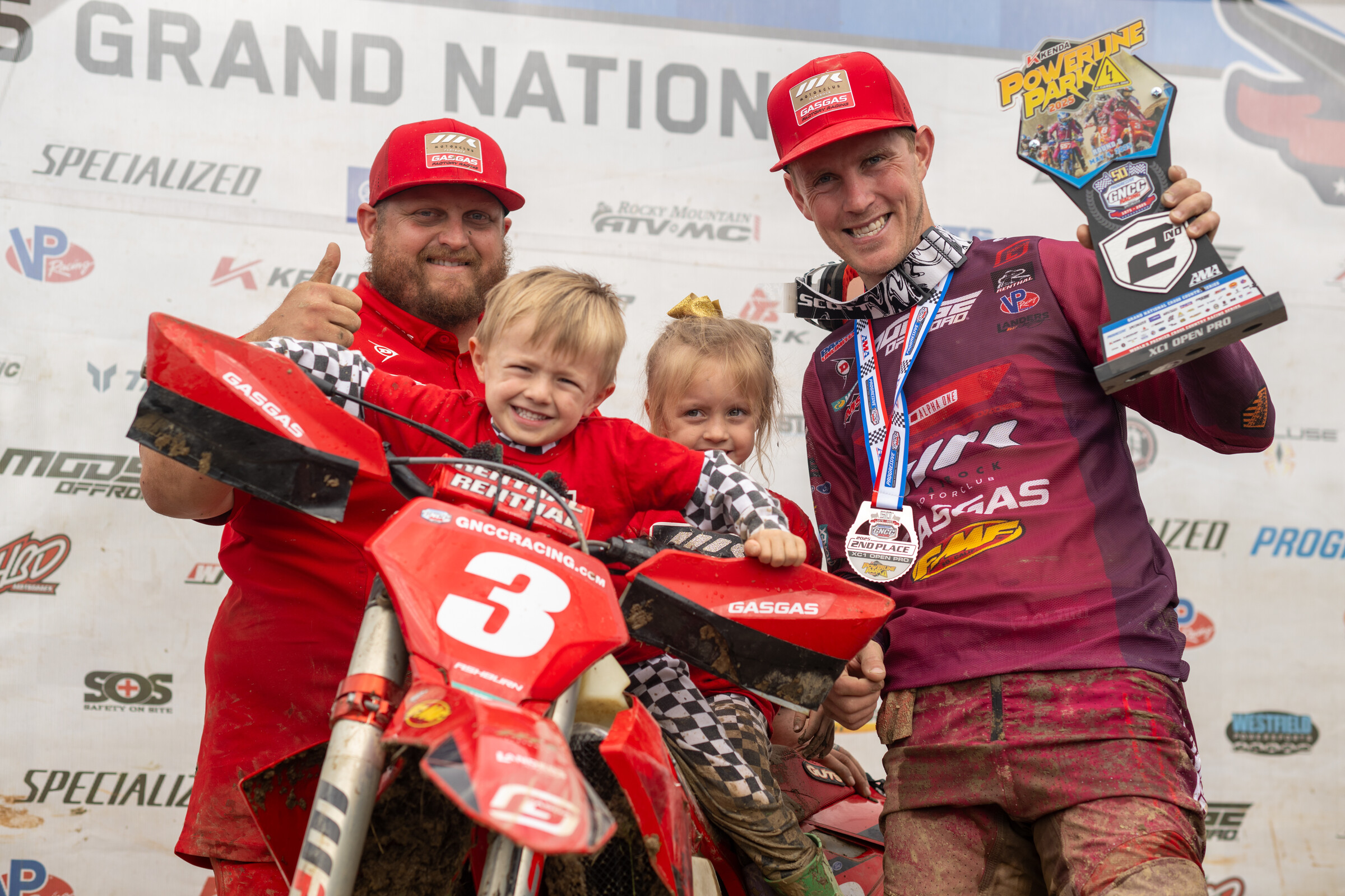 JORDAN ASHBURN PODIUM - FLATROCK MOTORCLUB GASGAS FACTORY RACING - POWERLINE PARK GNCC