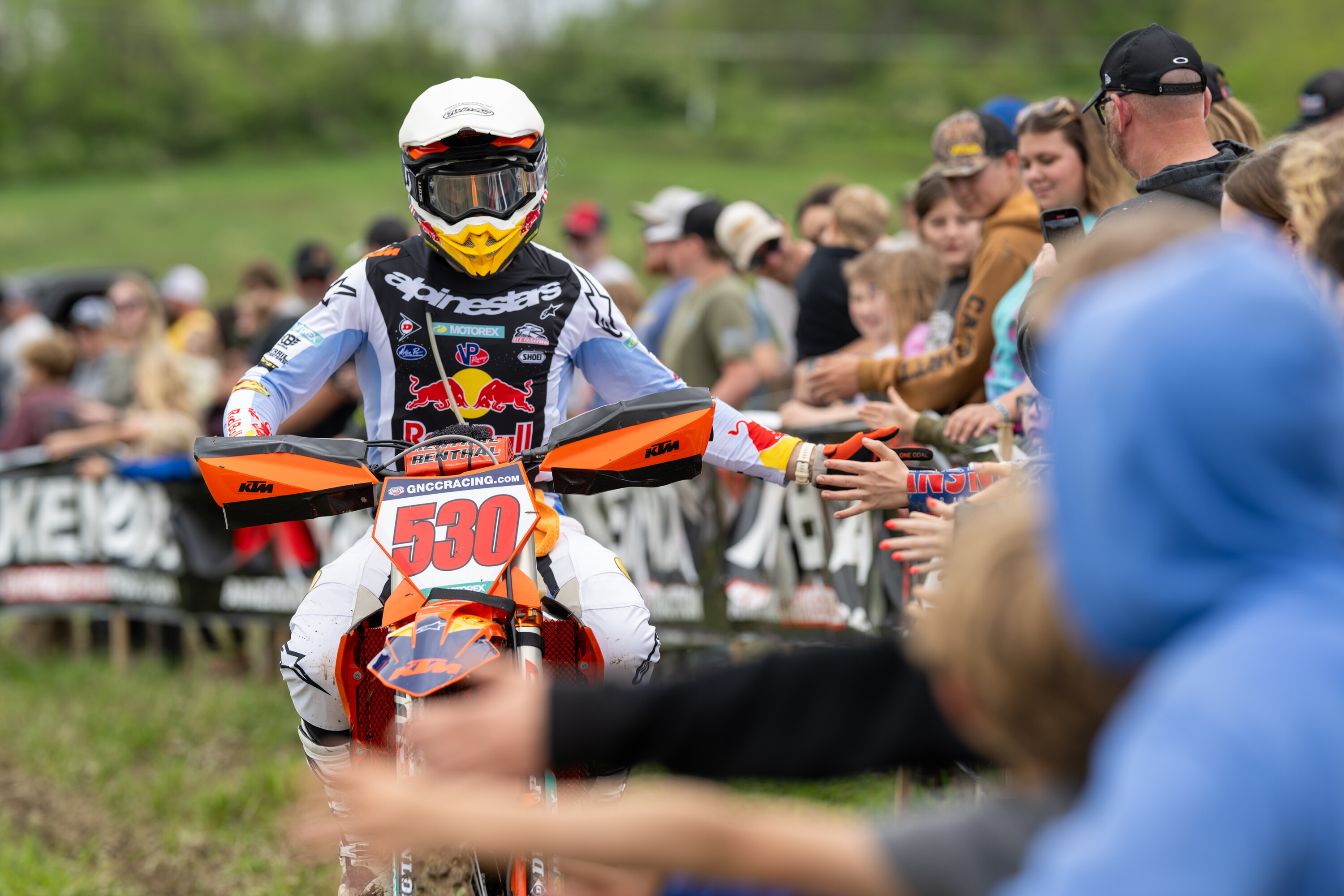 ANGUS RIORDAN AND FMF KTM FACTORY RACING TEAM LANDERS WIN XC2 250 PRO AT POWERLINE PARK GNCC