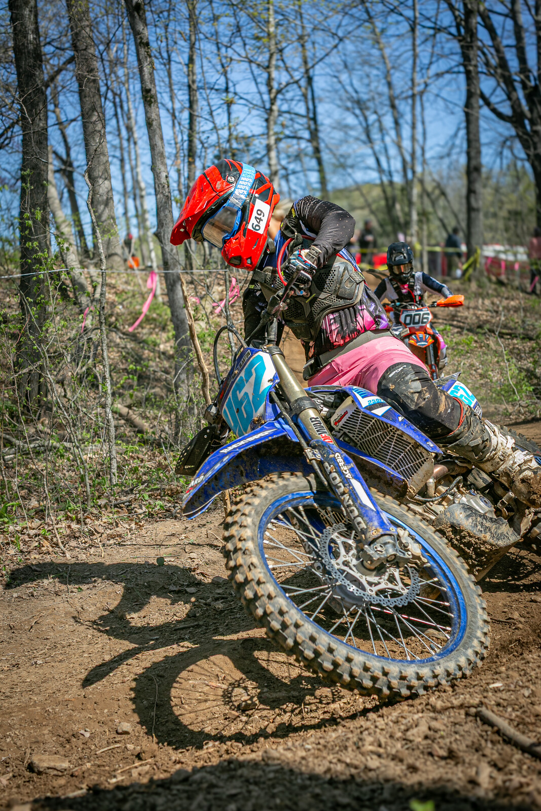 At The Old Gray GNCC, Hailey finished third in the class.