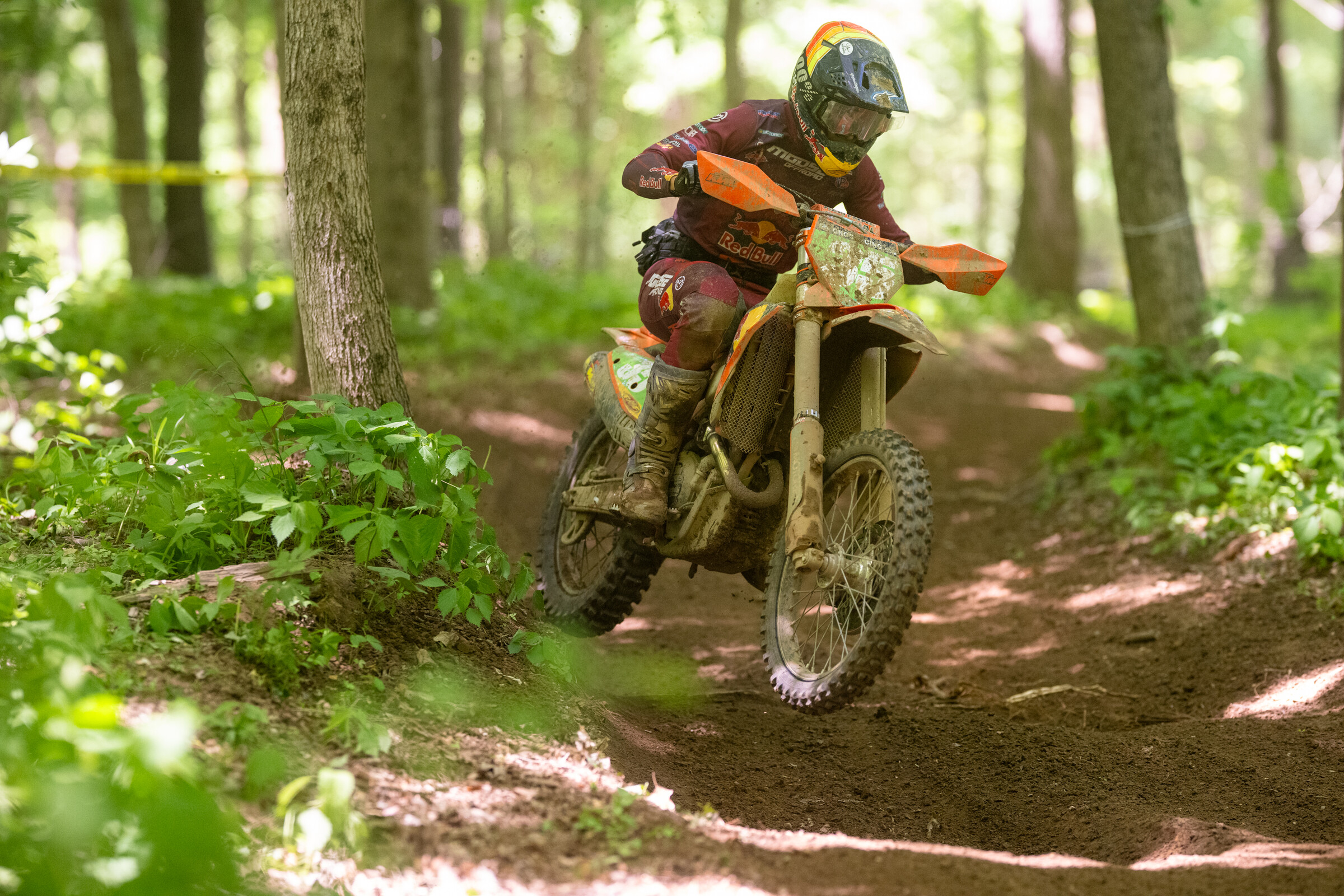 Angus Riordan (FMF KTM Factory Racing Landers) would battle back to take third overall and second in XC2.