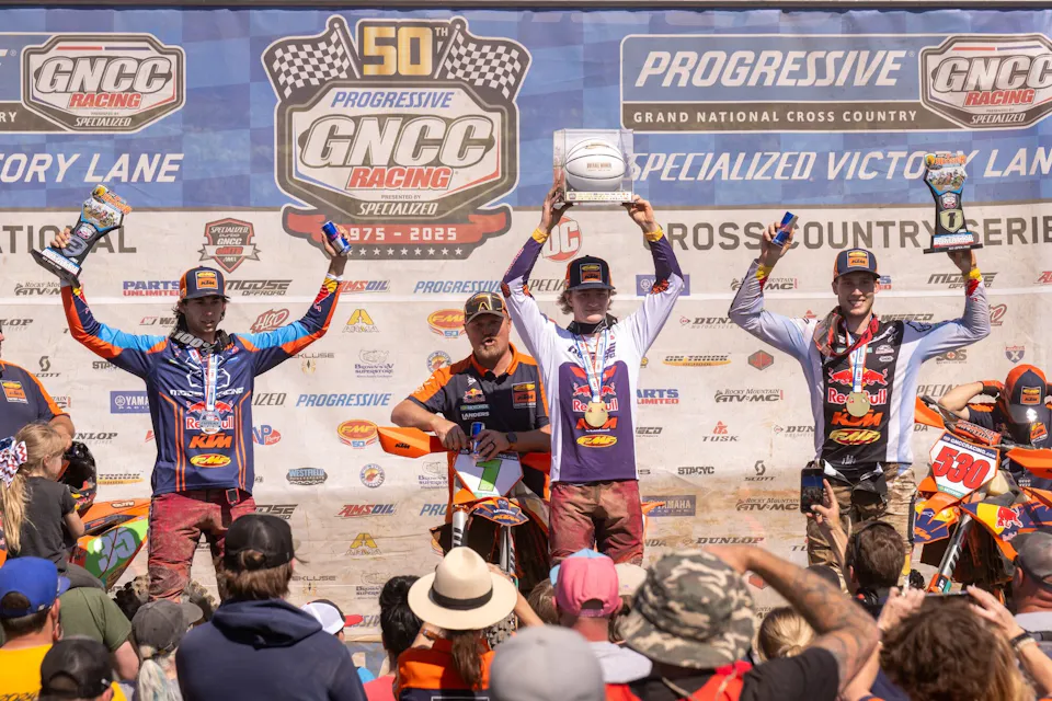GRANT DAVIS LEADS DOMINANT KTM PODIUM SWEEP IN THE HOOSIER GNCC 