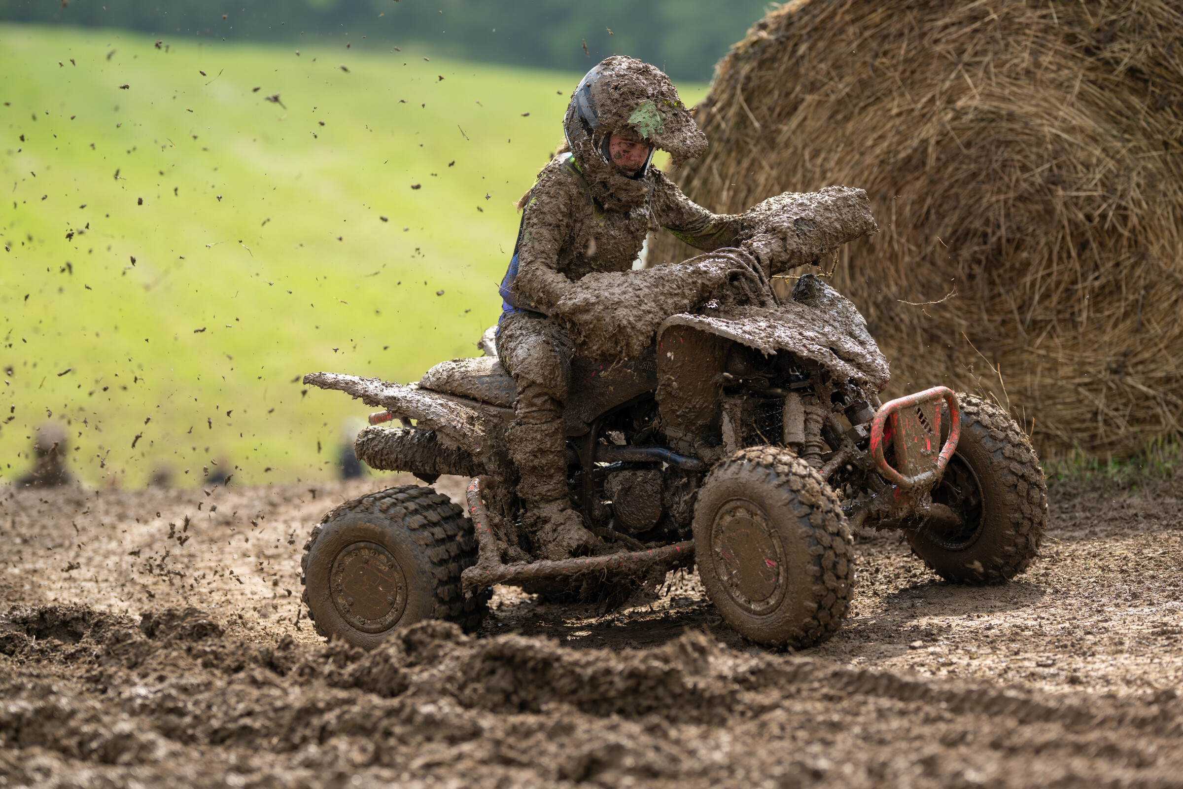 The Youth ATV race saw some slick, muddy conditions throughout the duration of their race.