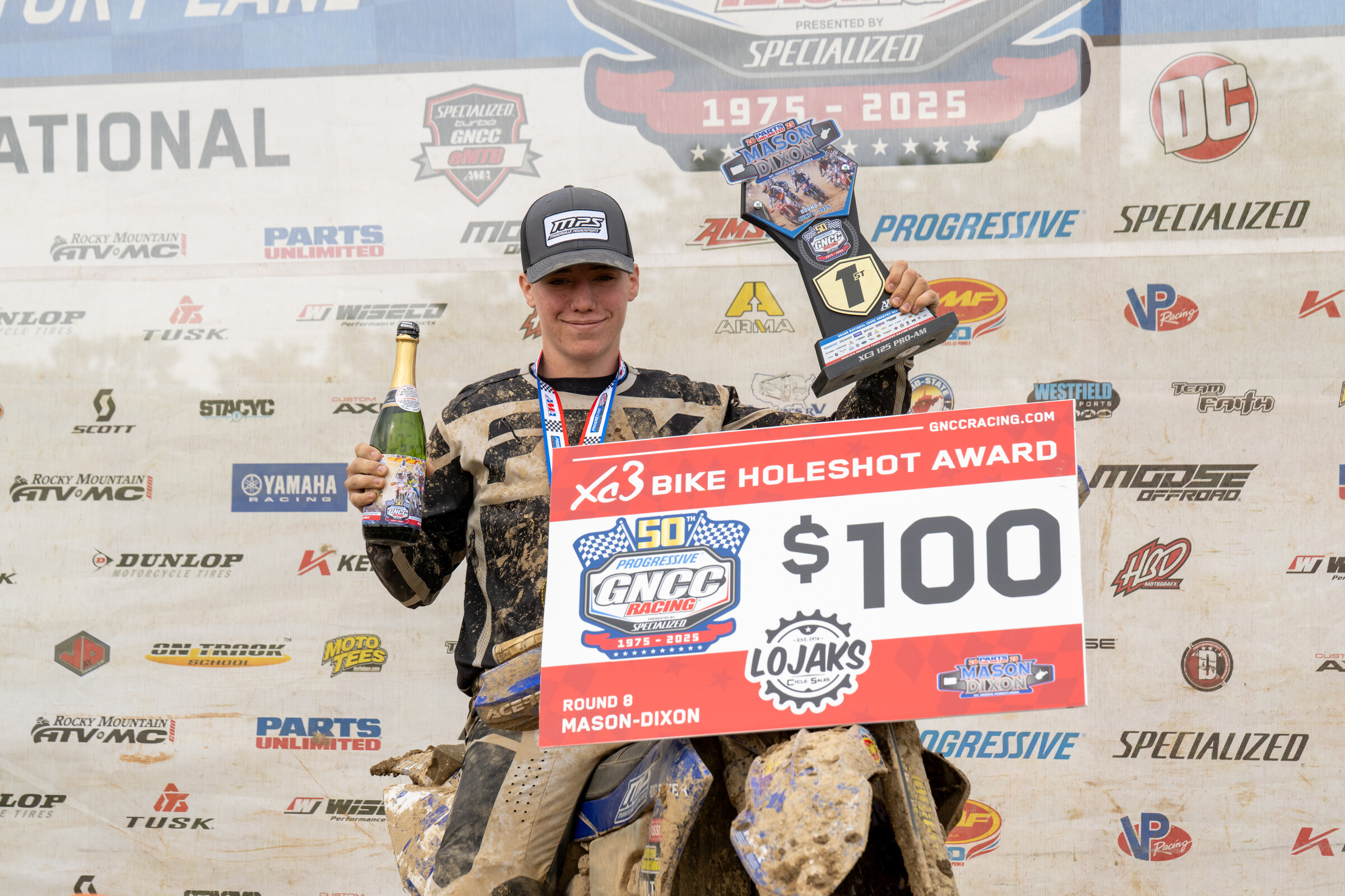 James Jenkins earned the XC3 125 Pro-Am holeshot and class win in Pennsylvania.