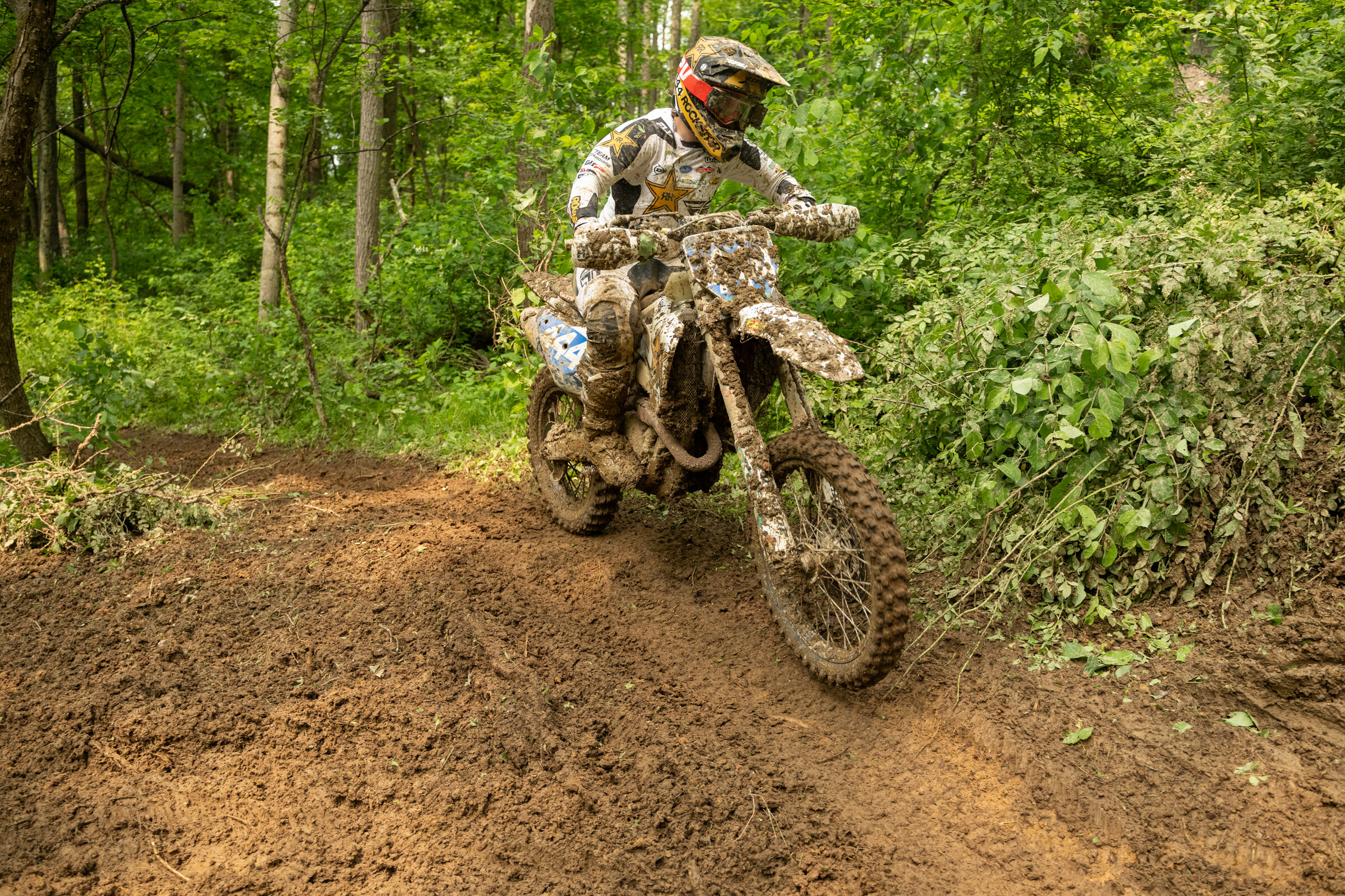 Korie Steede grabbed the early lead and pushed herself through the slick conditions that began to tack up throughout the morning.