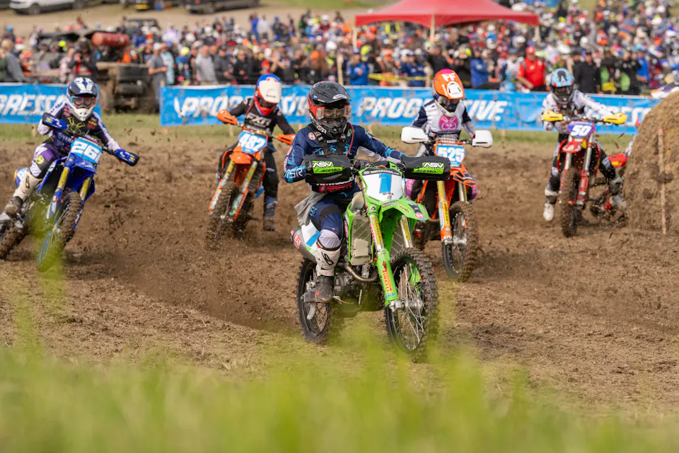 Rocky Mountain Red Bear Kawasaki Team Green™ Rider Caleb Wood Tops the Podium at Mason-Dixon