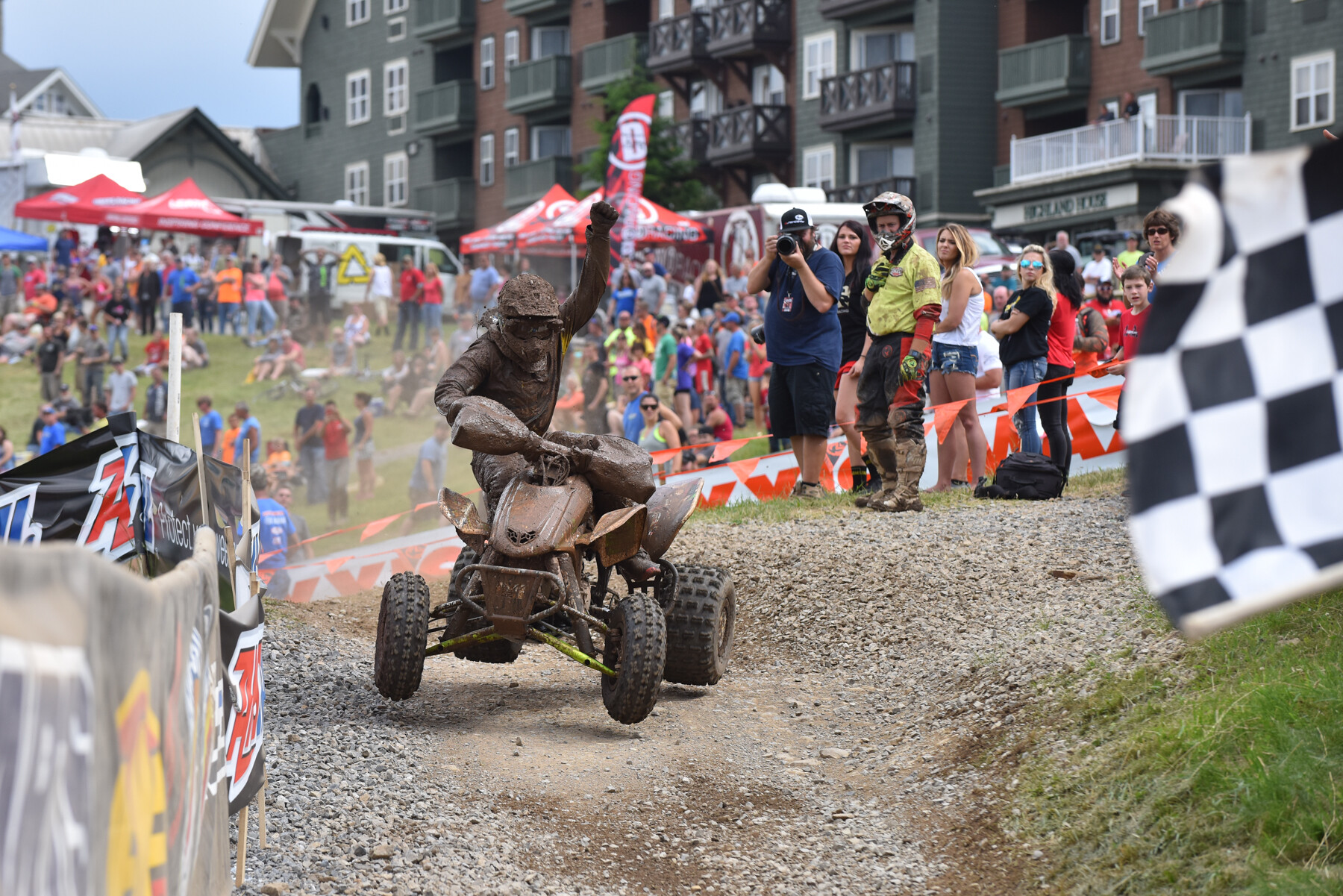 McGill coming through to claim one of his four wins on the mountain.