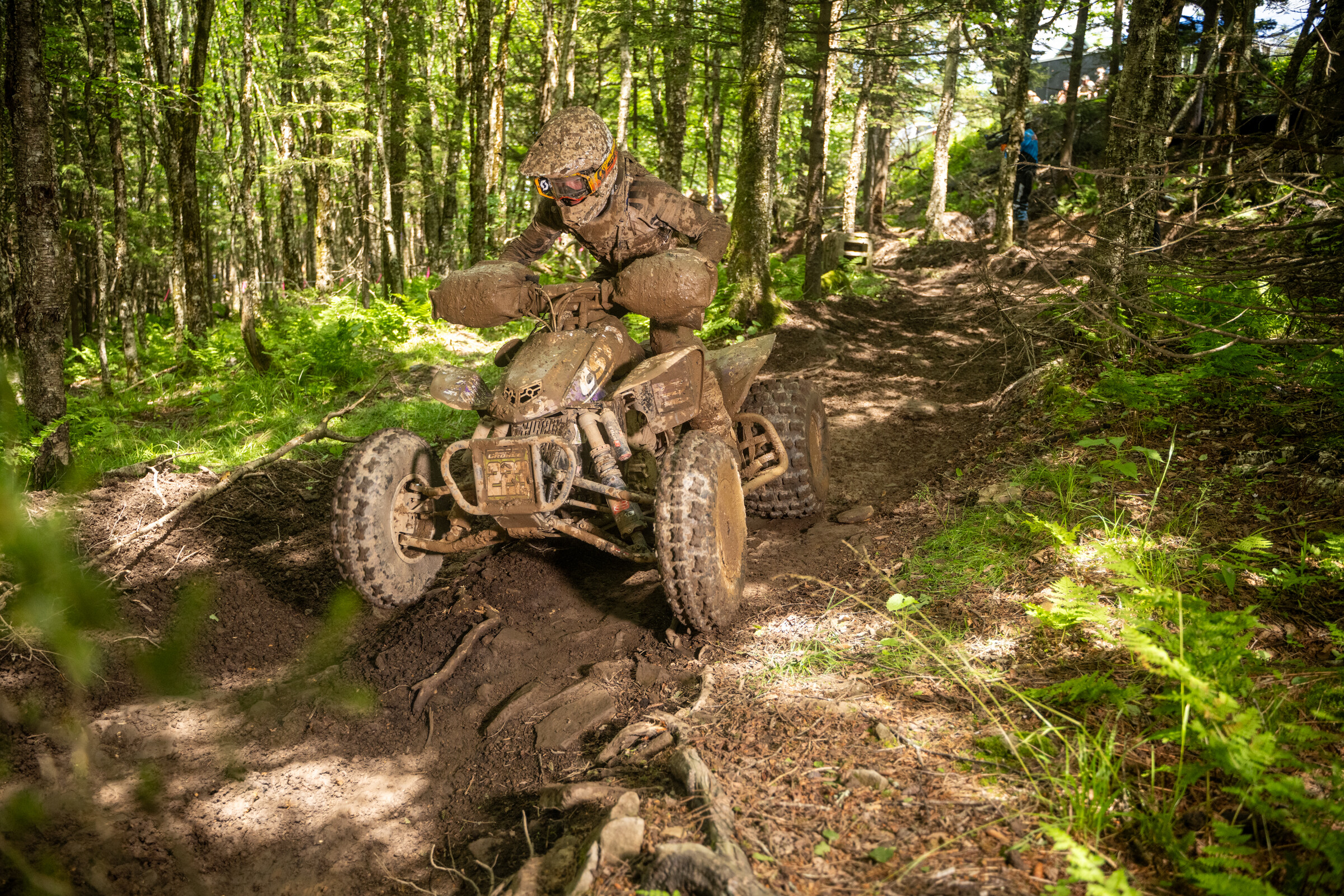 Braxton Grosse (CST Tires/LMR Motors/Elka/Fly Racing) took home the XC2 Pro-Am class win at Snowshoe.