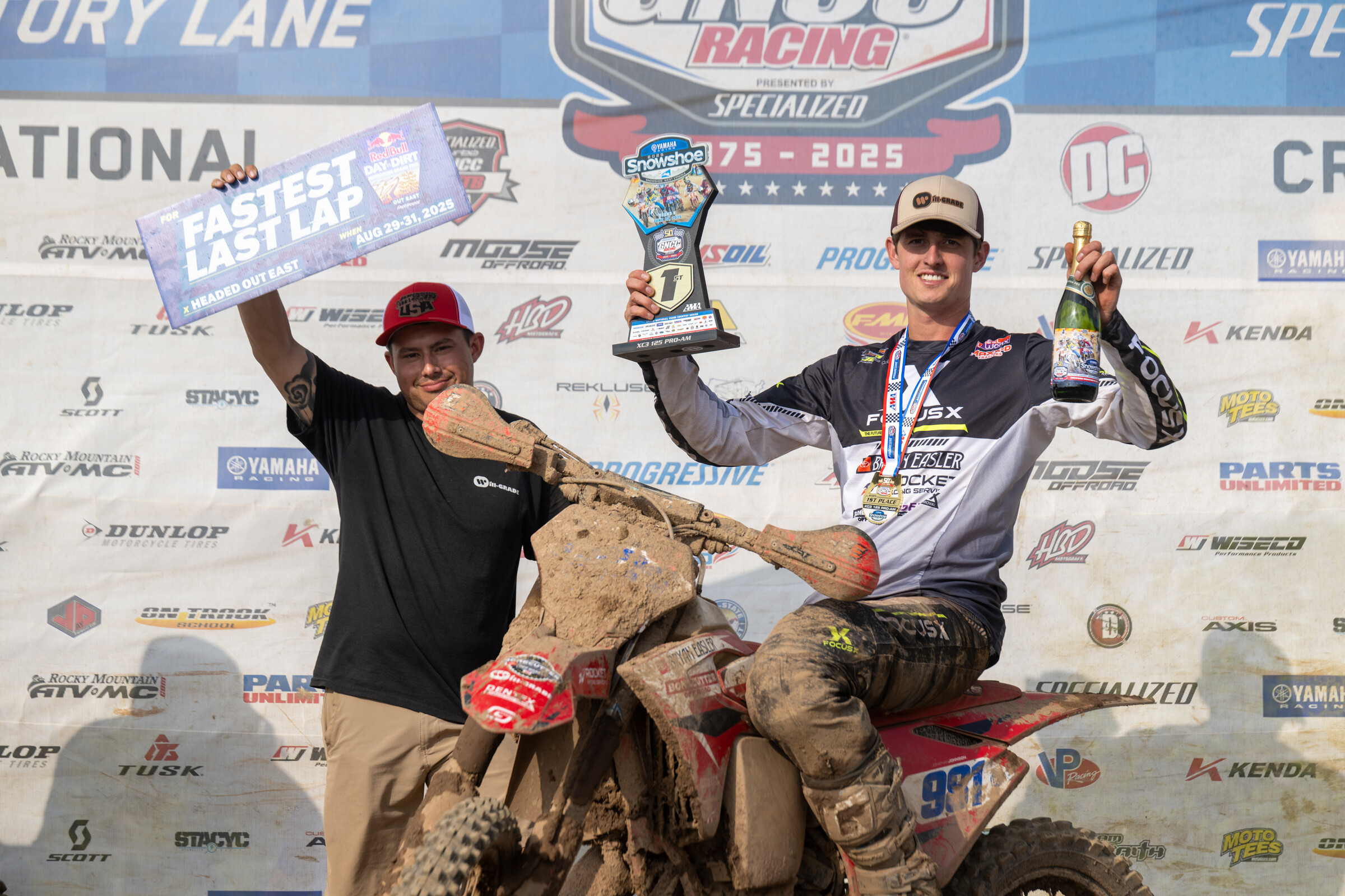 Brody Johnson took the XC3 125 Pro-Am class win in West Virginia.
