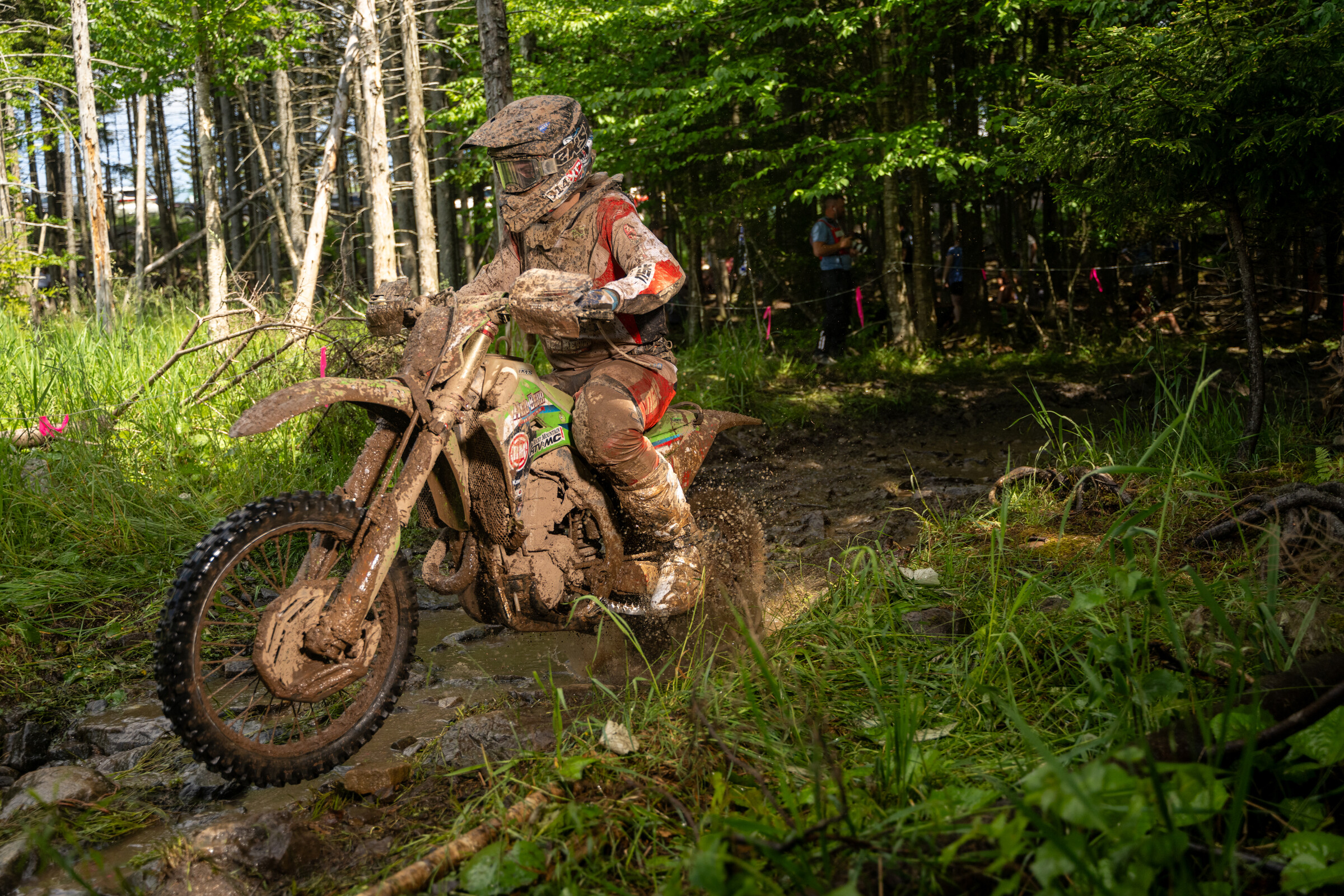 Grant Baylor had a good day on the mountain, earning fourth in XC1.