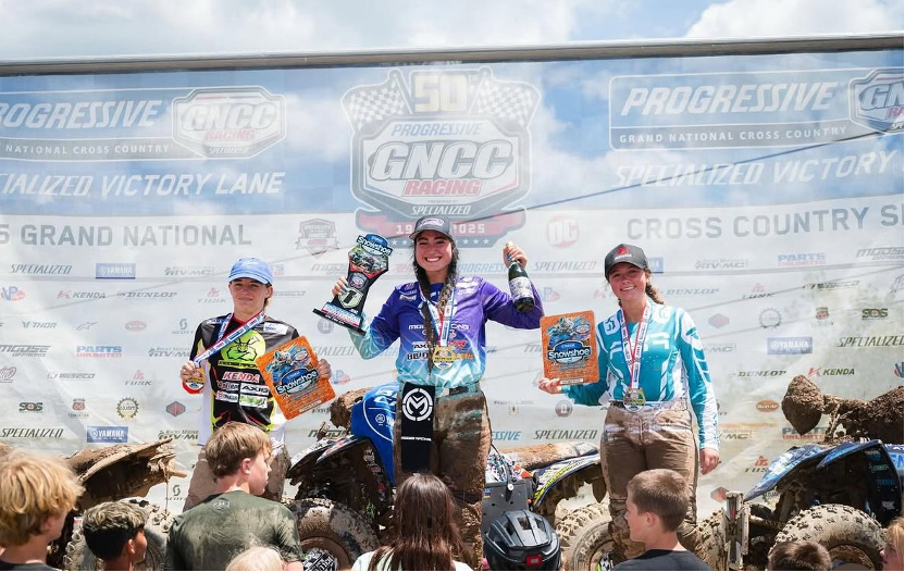 Hannah Hunter (left) third place and Avery Collins (right) second place