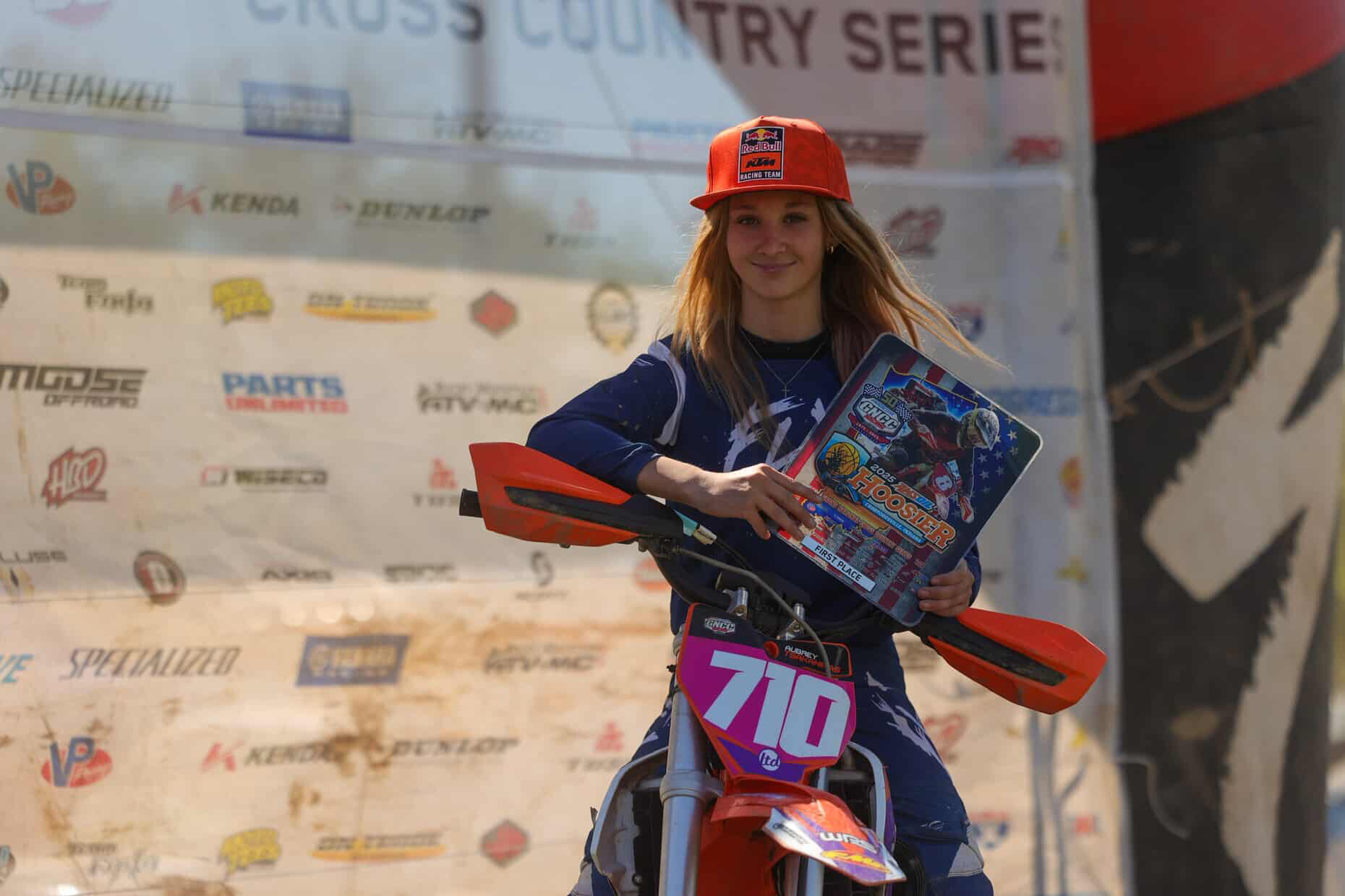 With four rounds remaining, Aubrey Tsakanikas has clinched her Girls 65 (7-11) National Championship early.