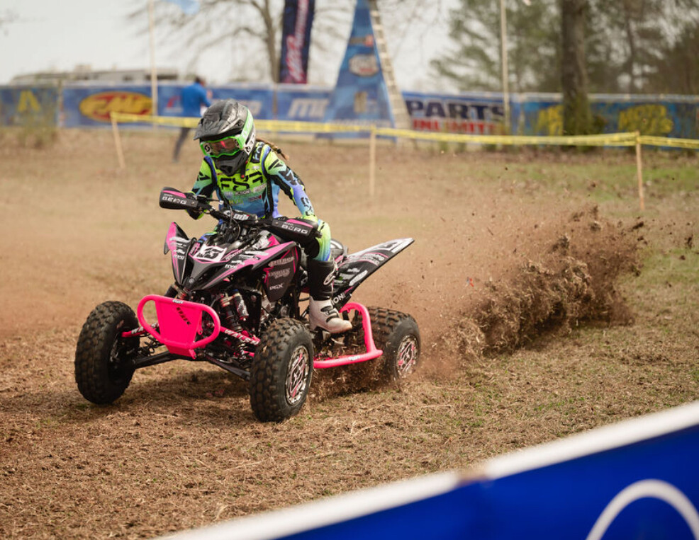 Jenna Berg currently holds one point over second place in the Schoolgirl (12-15) class.